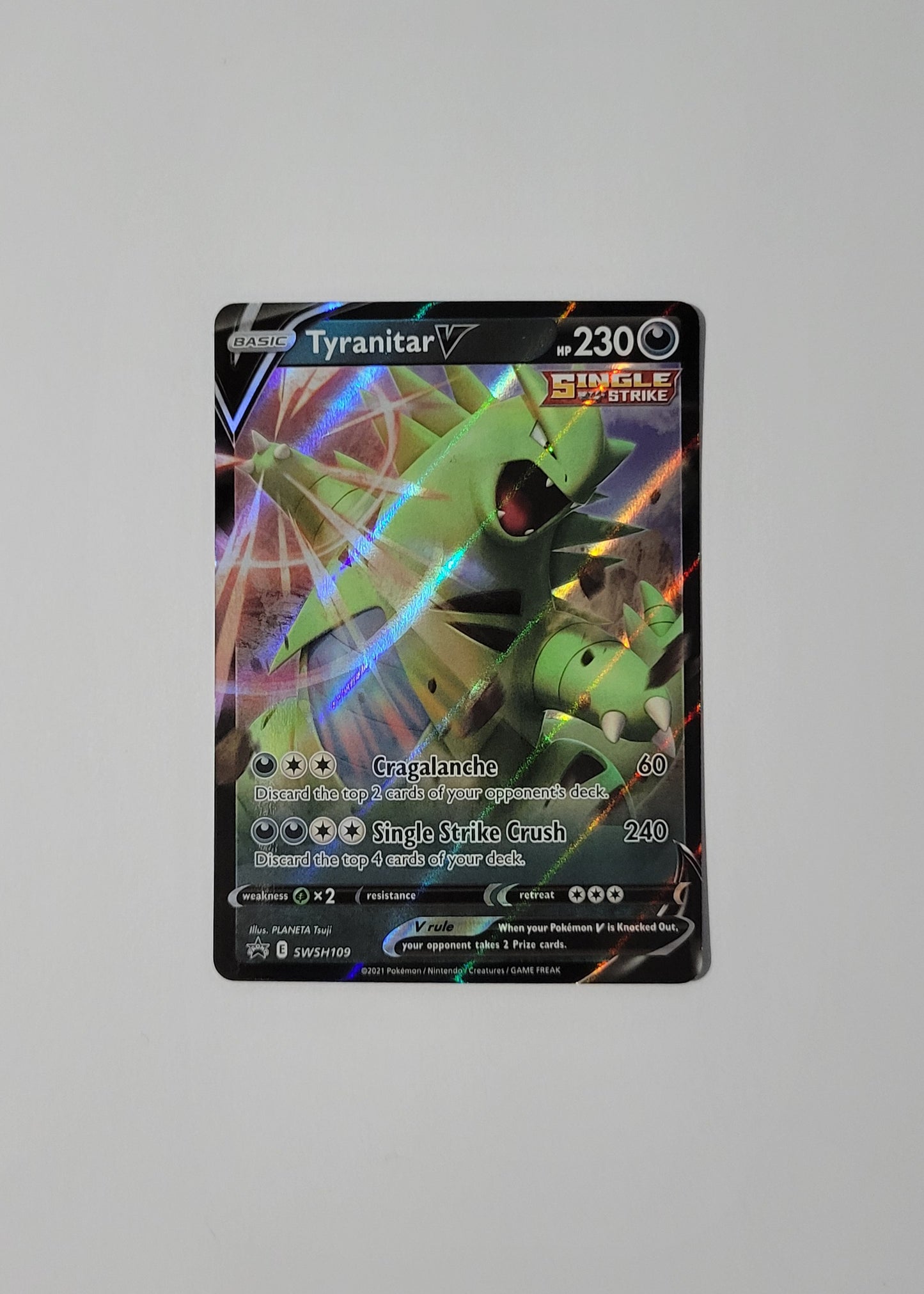 Tyranitar V SWSH109- Black Star Promo