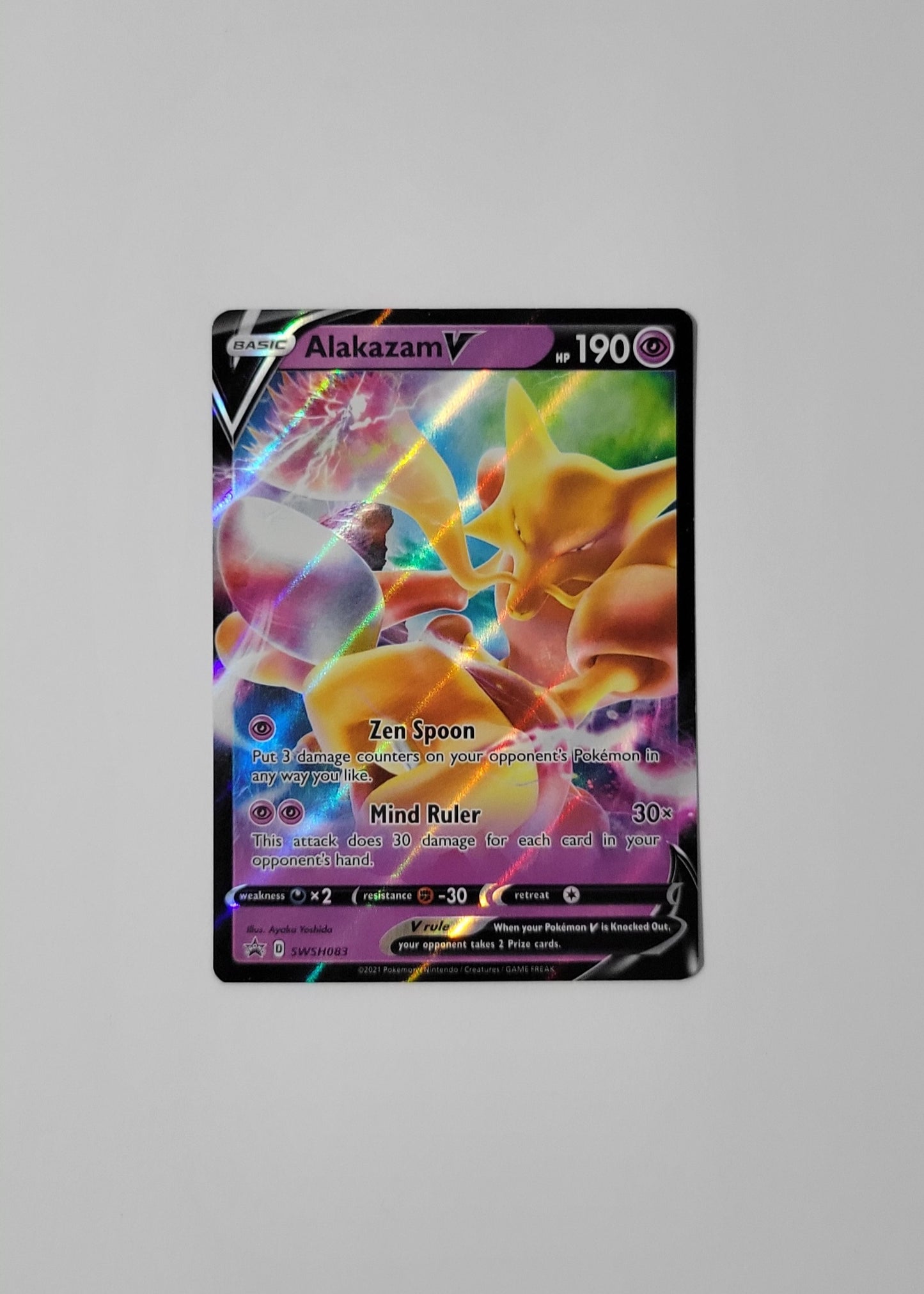 Alakazam V SWSH083 - Black Star Promo