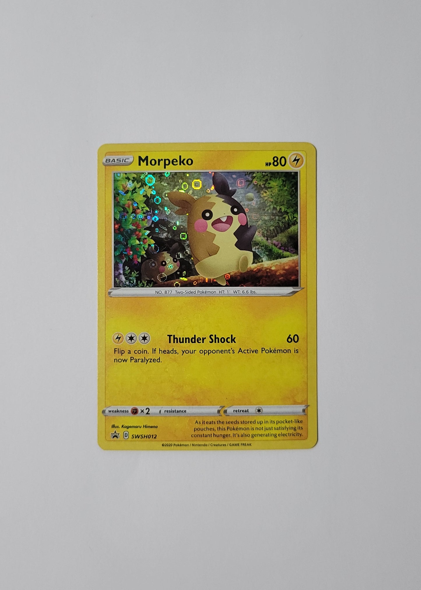 Morpeko SWSH012 (McDonald's) - Black Star Promo