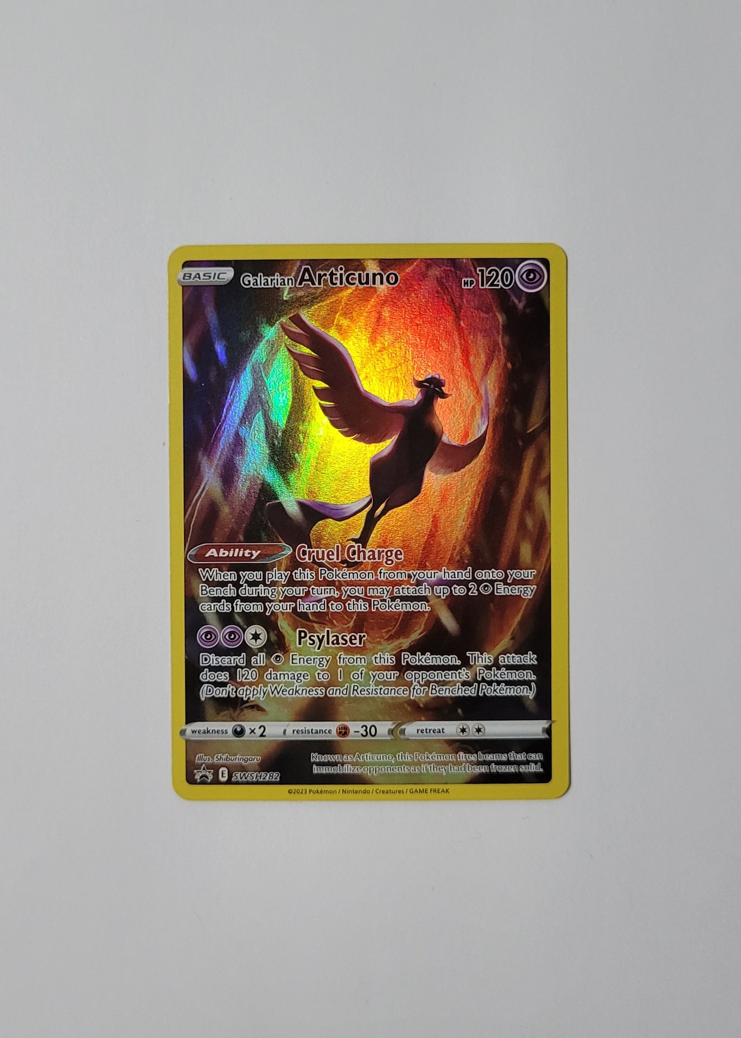 Galarian Articuno SWSH282 - Black Star Promo