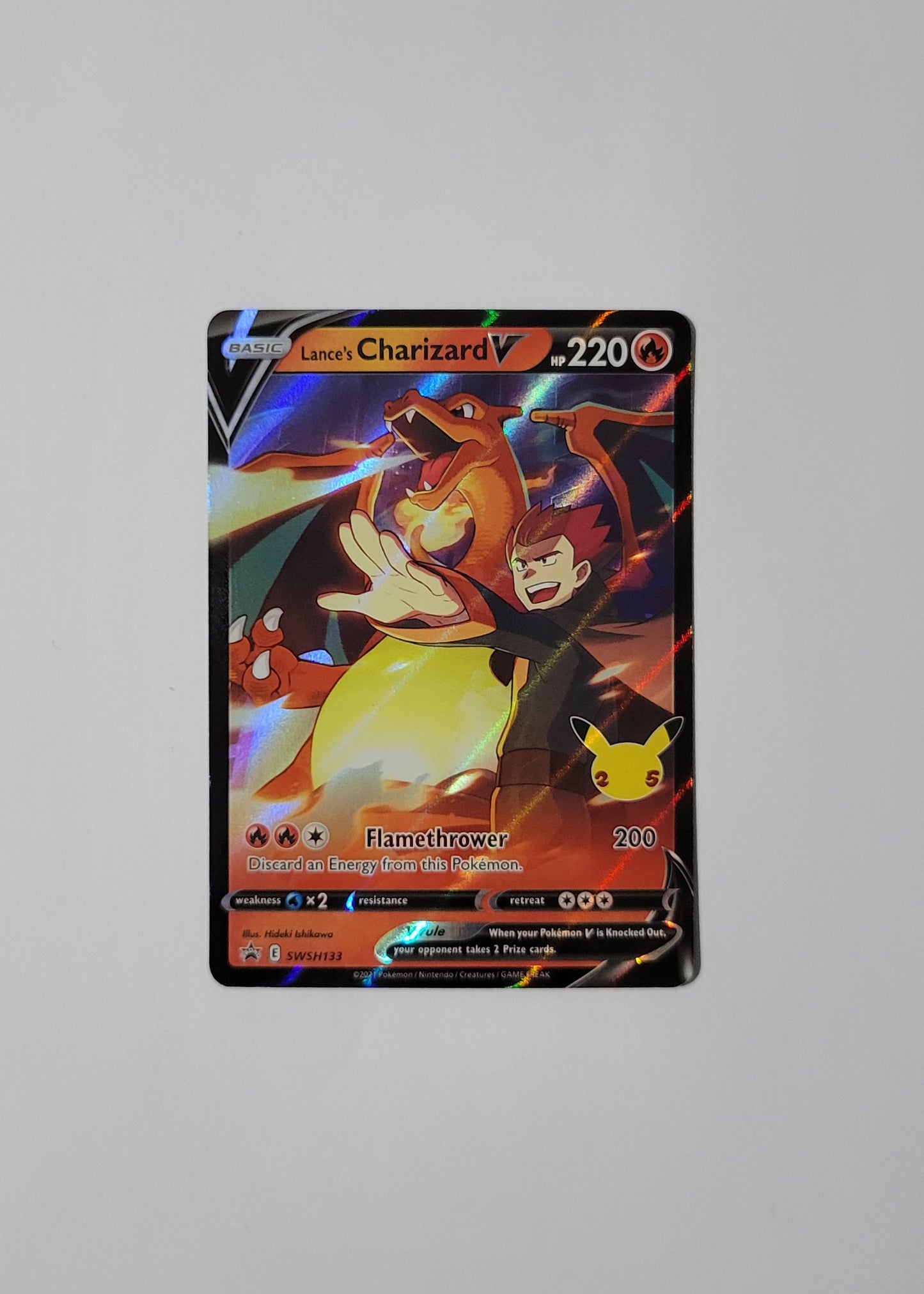 Lance's Charizard V SWSH133 - Black Star Promo