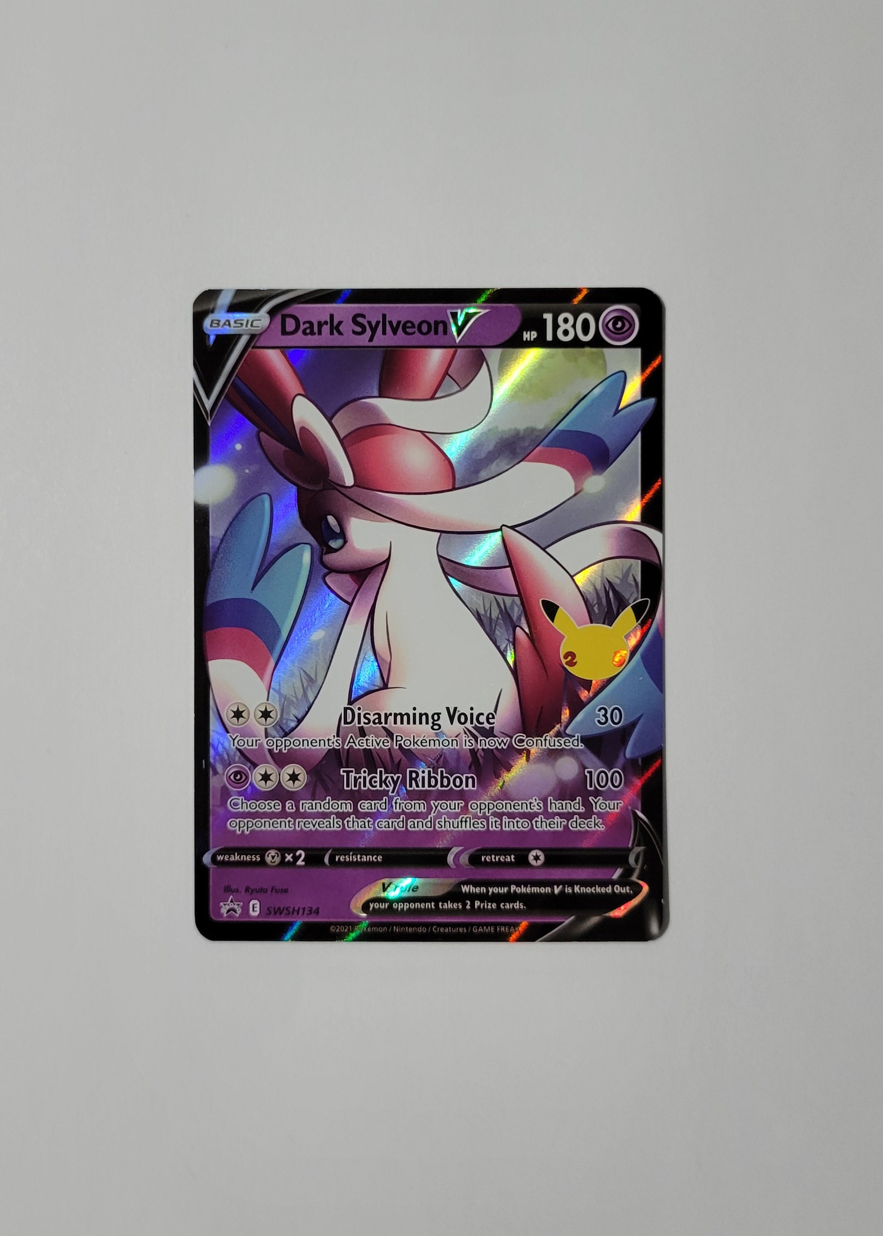 Dark Sylveon V SWSH134 - Black Star Promo Level Up Games Dark Sylveon V SWSH134 - Black Star Promo Level Up Games