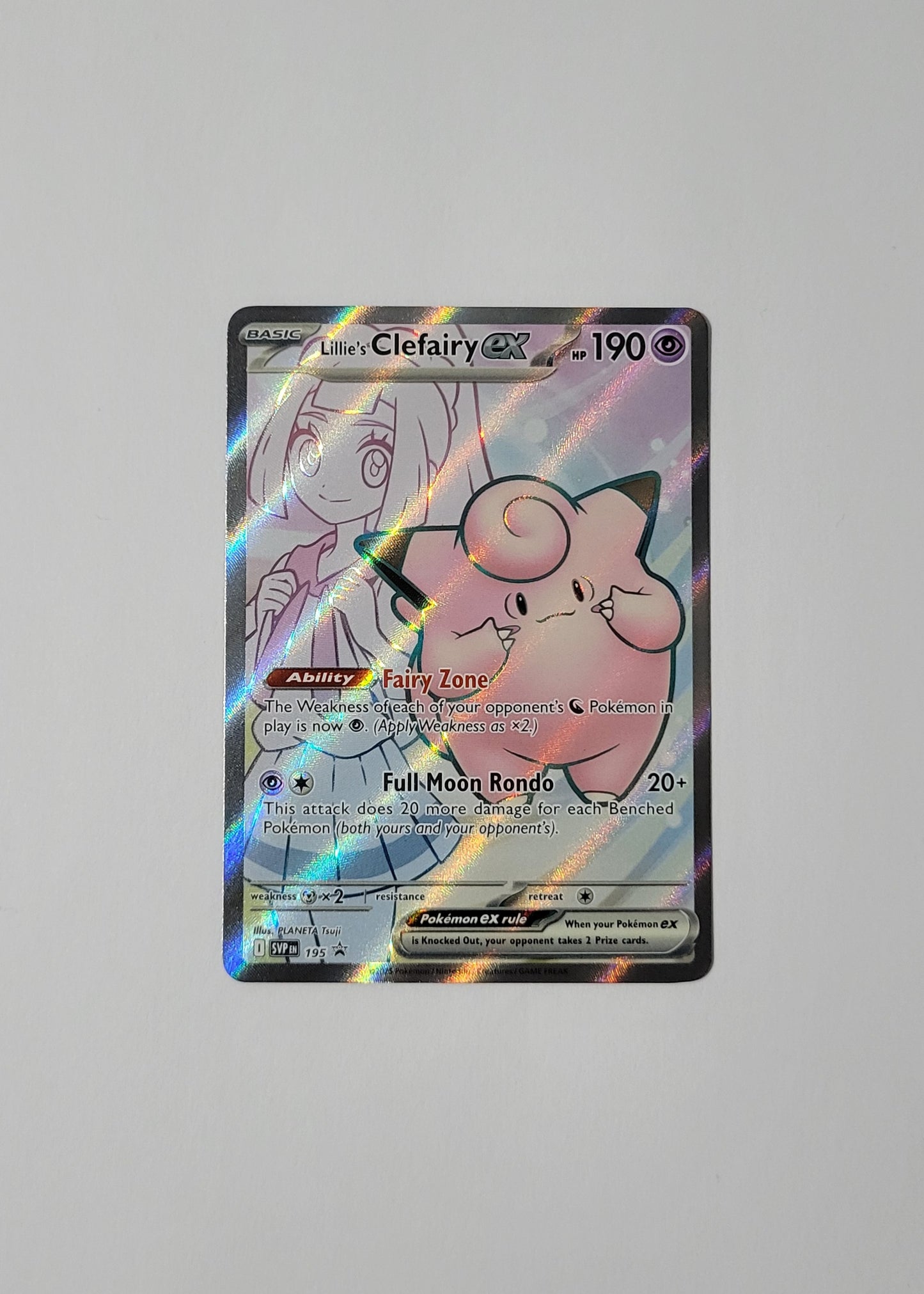 Lillie's Clefairy ex SVP195 - Black Star Promo