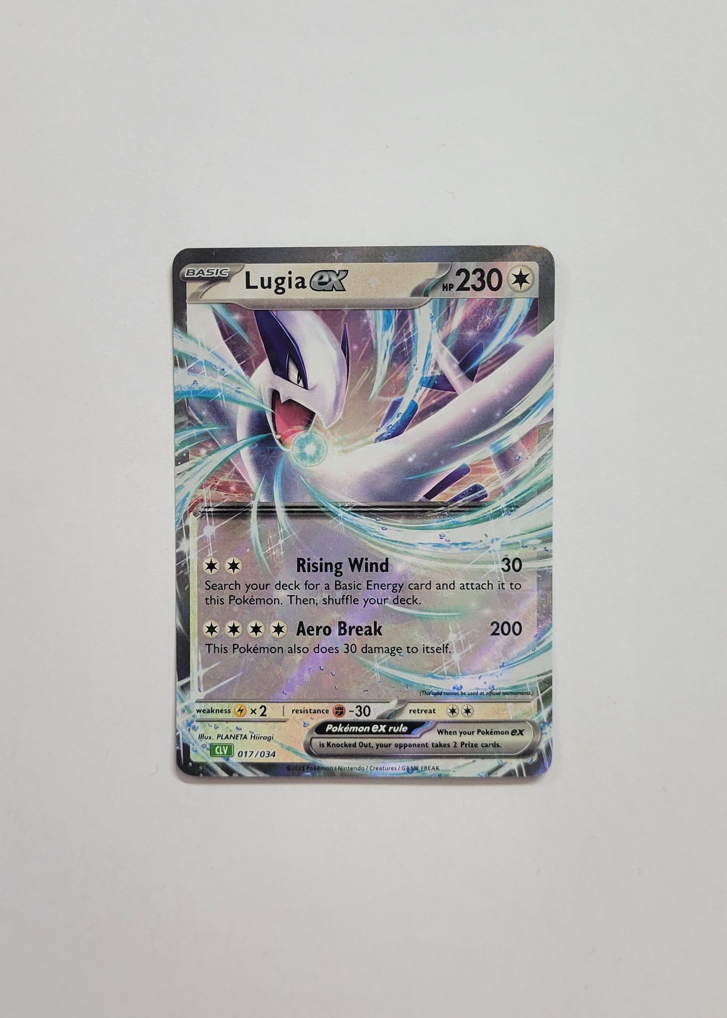 Lugia ex 017/034 - Trading Card Game Classic