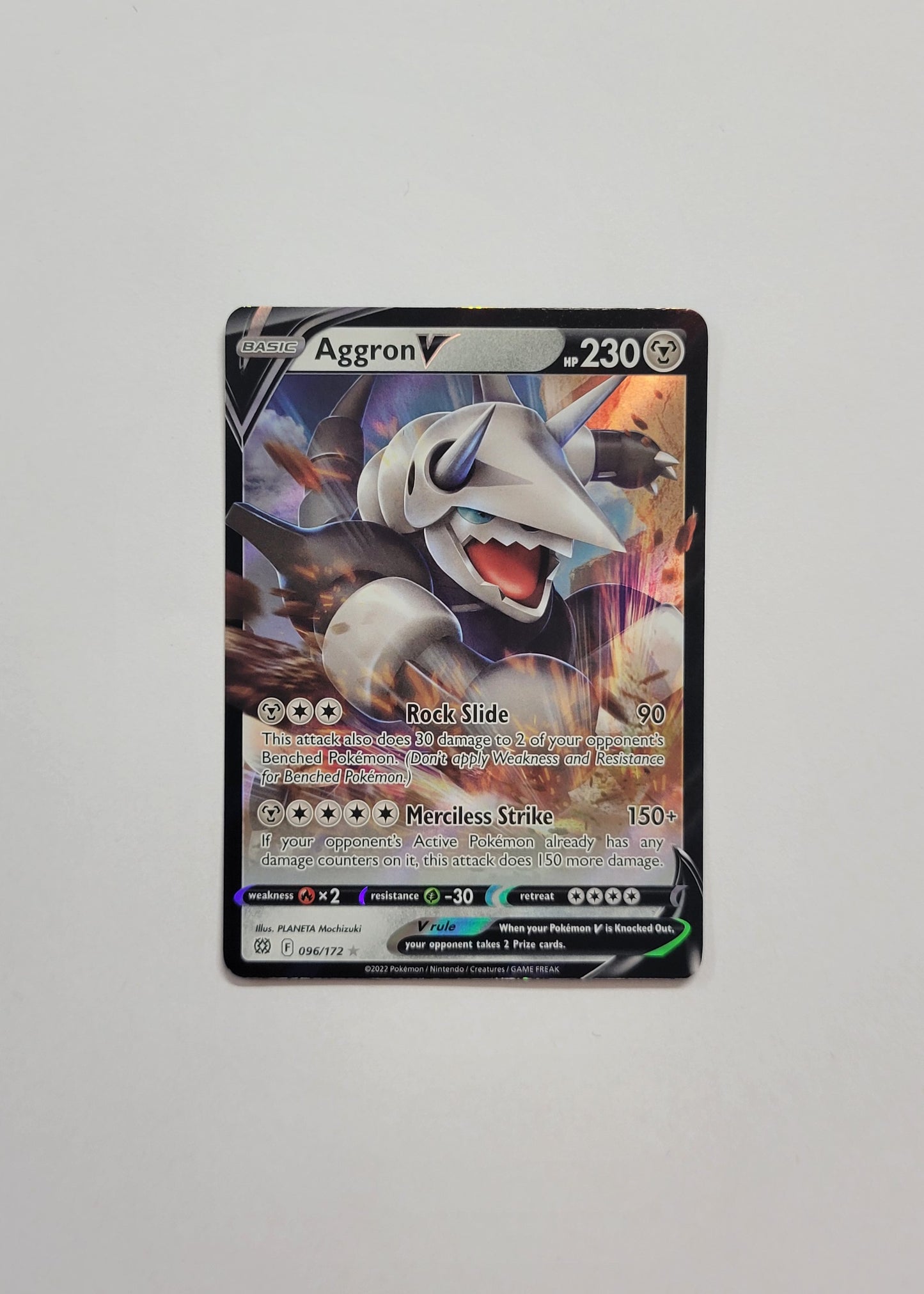 Aggron V 096/172 - Brilliant Stars