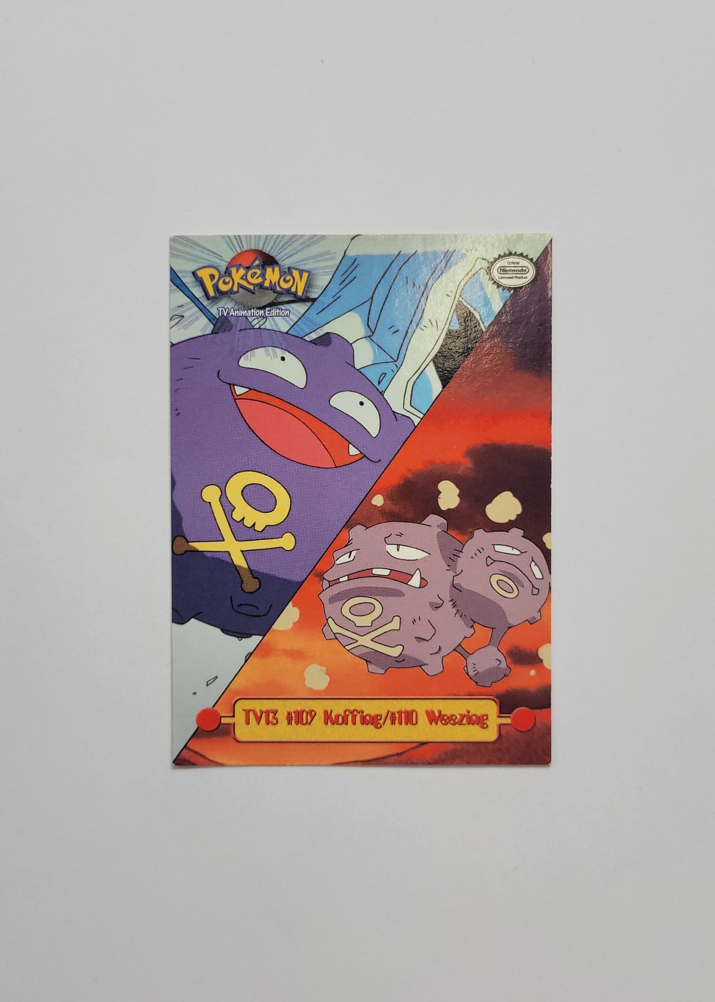 TV13 #109 Koffing/#110 Weezing - Topps TV Animation Edition