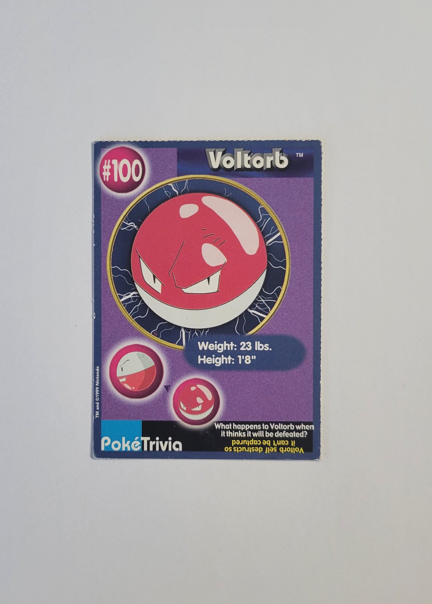 #100 Voltorb - Burger King PokéTrivia