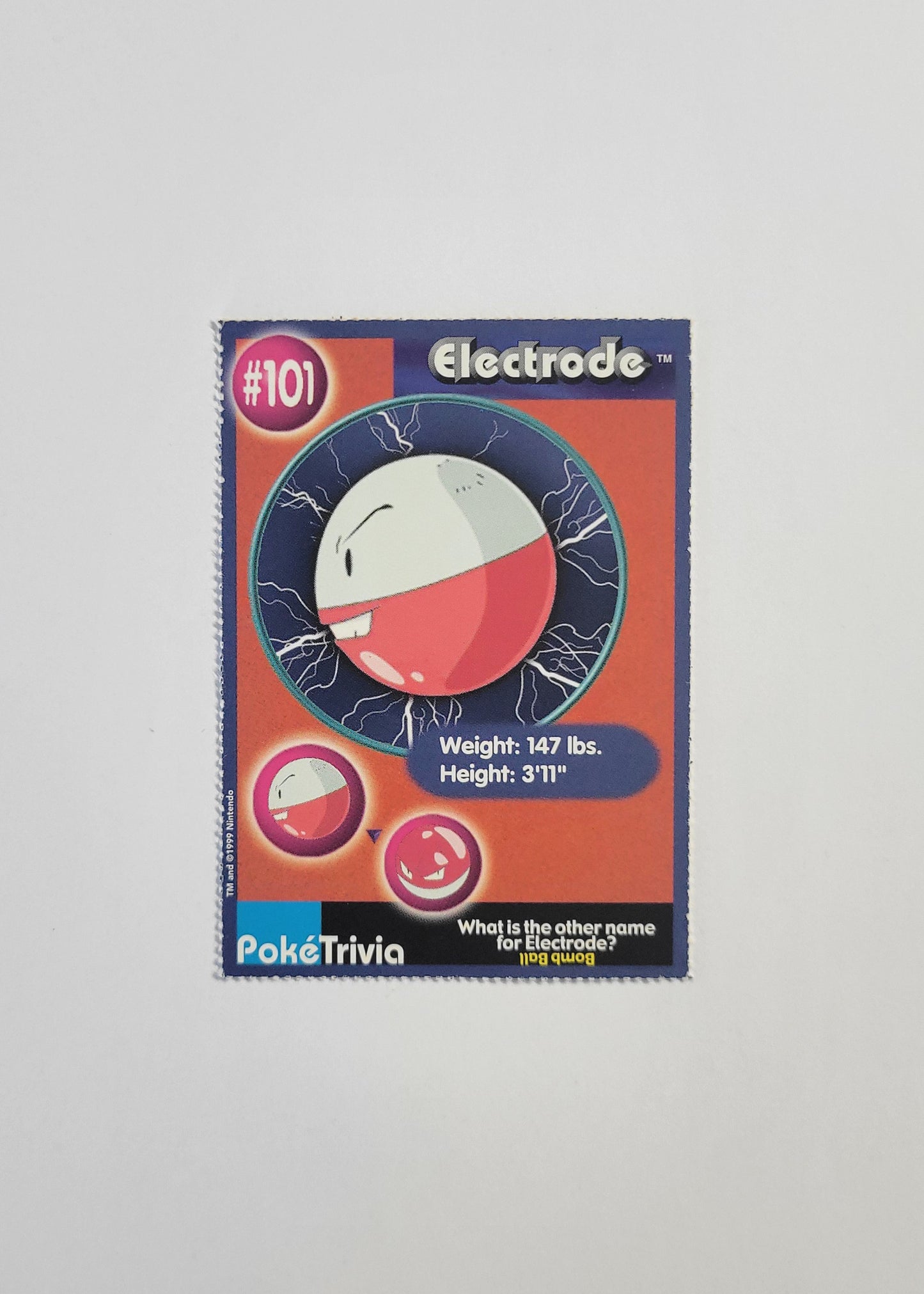 #101 Electrode - Burger King PokéTrivia