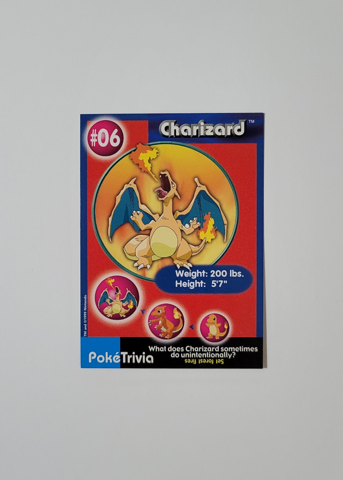 #06 Charizard - Burger King PokéTrivia