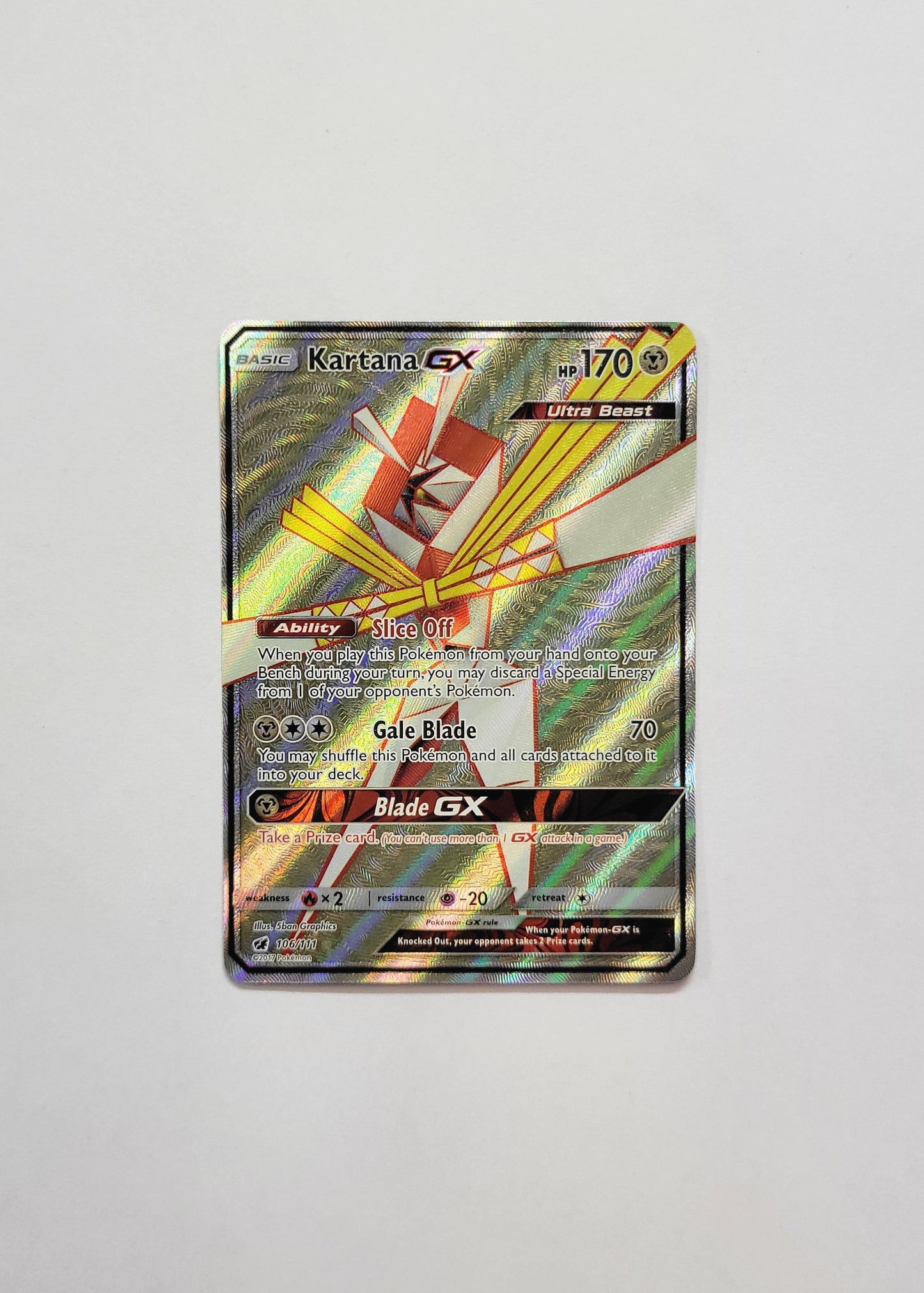 Kartana GX 106/111 - Crimson Invasion