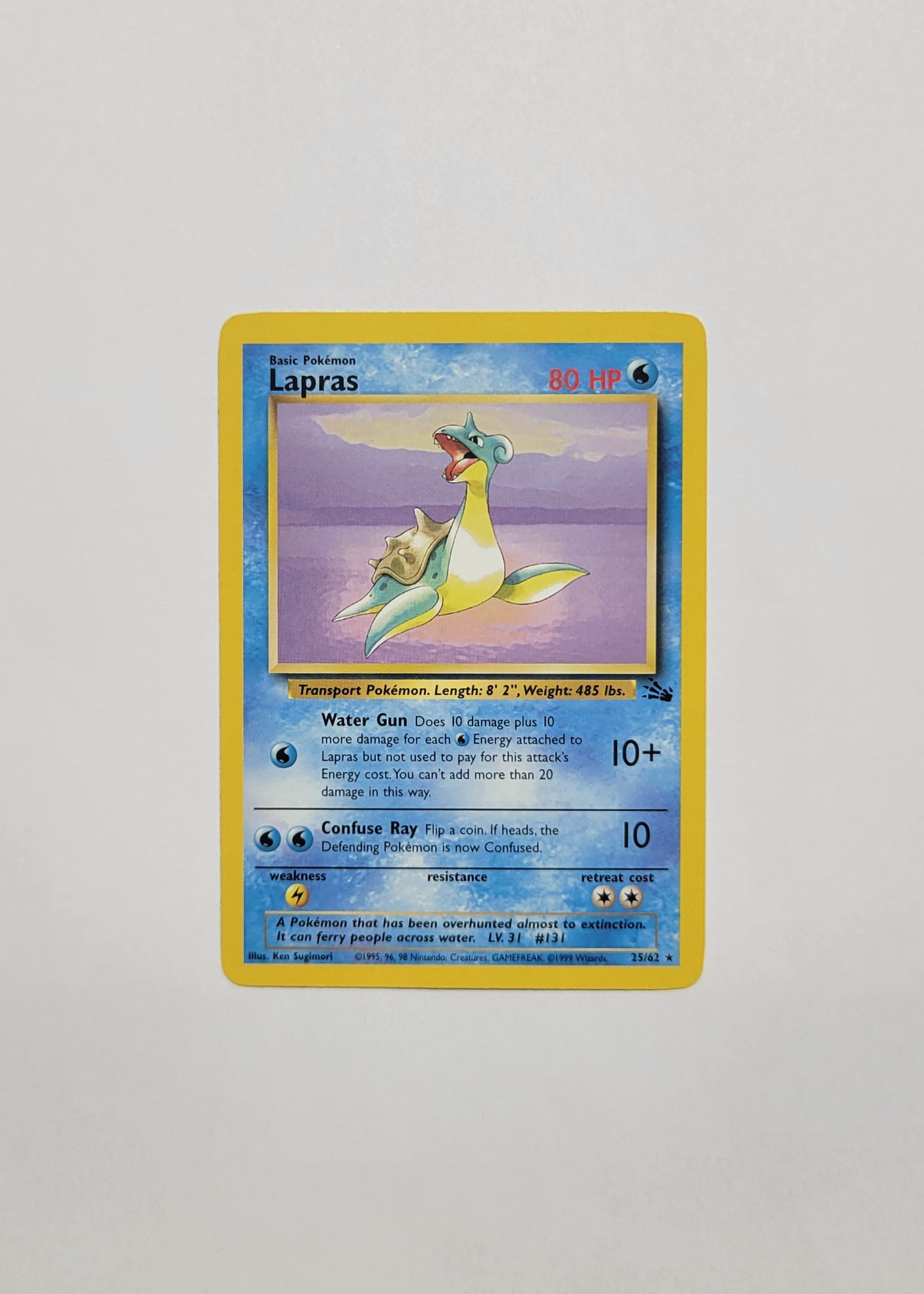 Lapras 25/62 (Non-Holo) - Fossil