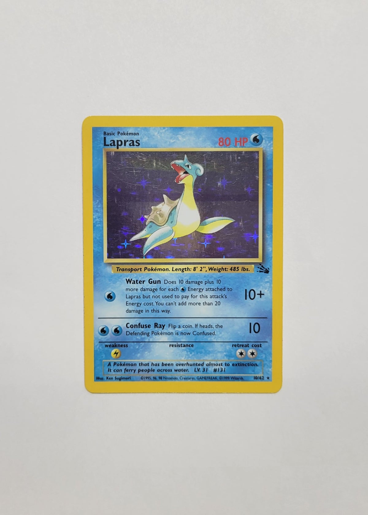 Lapras 10/62 (Holo) - Fossil