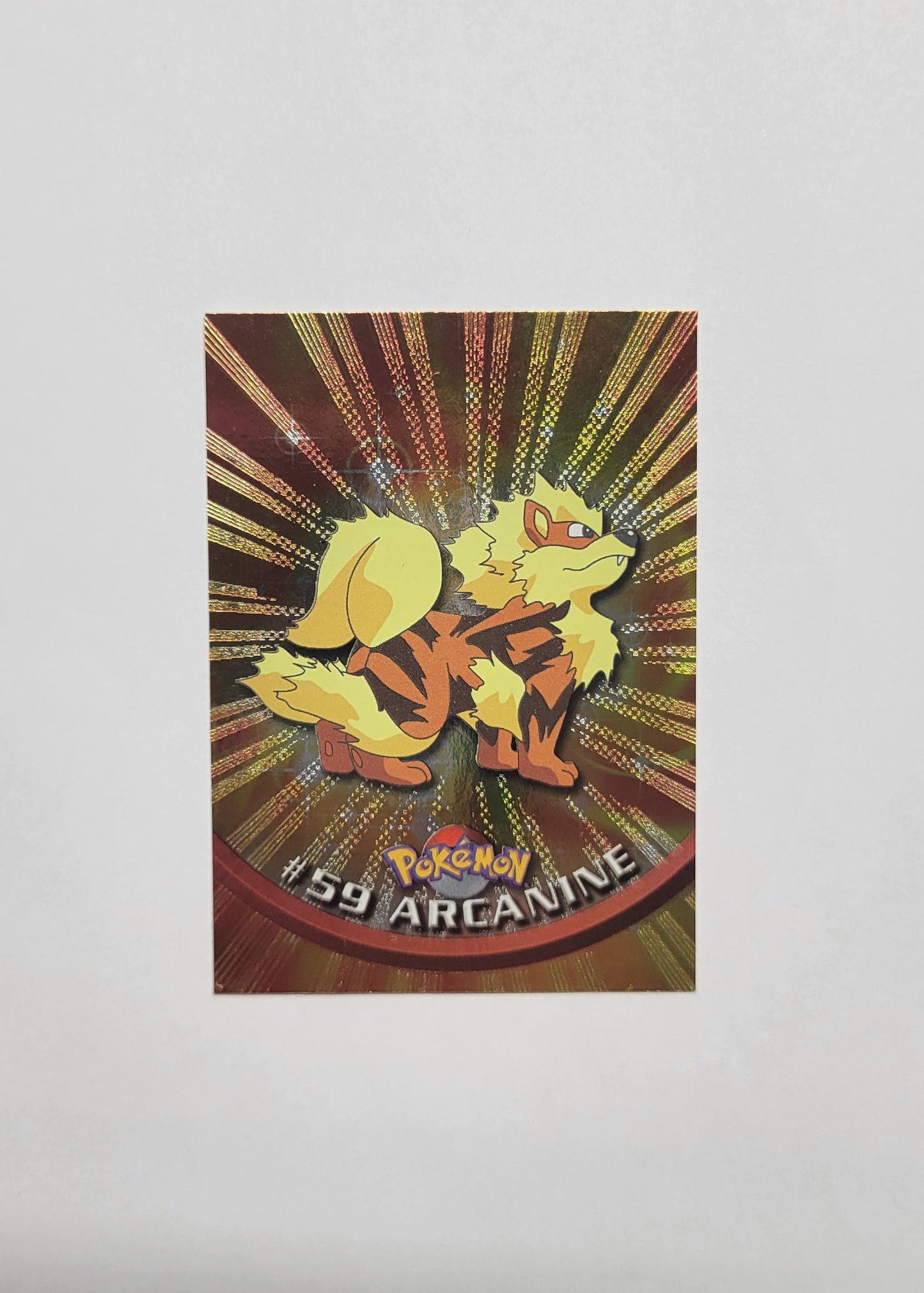 #59 Arcanine (Foil) - Topps TV Animation Edition