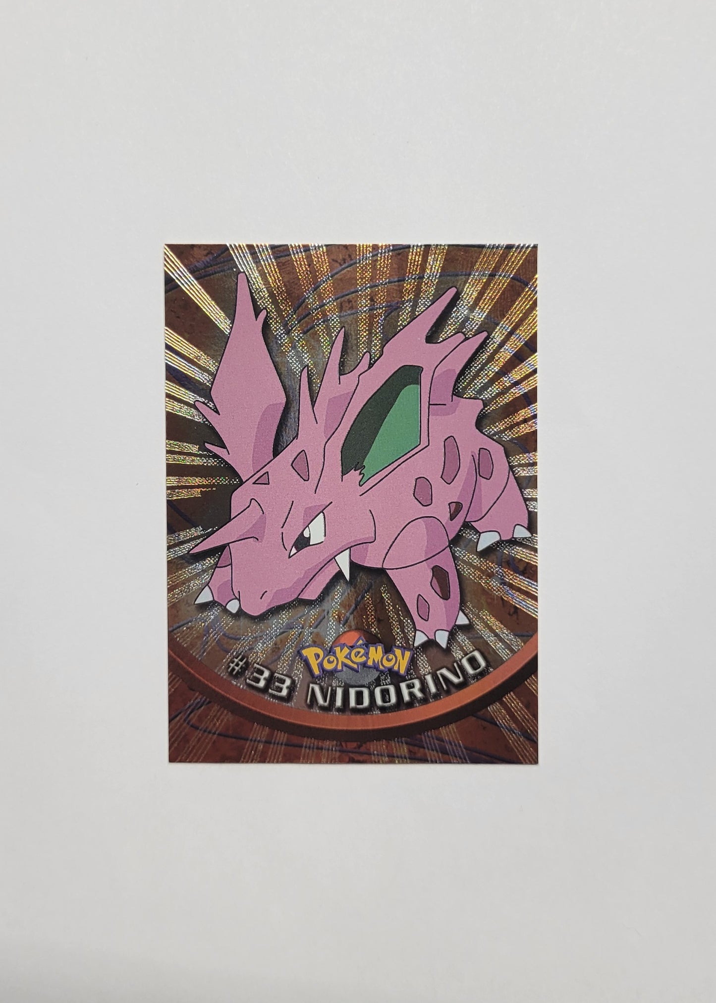 #33 Nidorino (Foil) - Topps TV Animation Edition