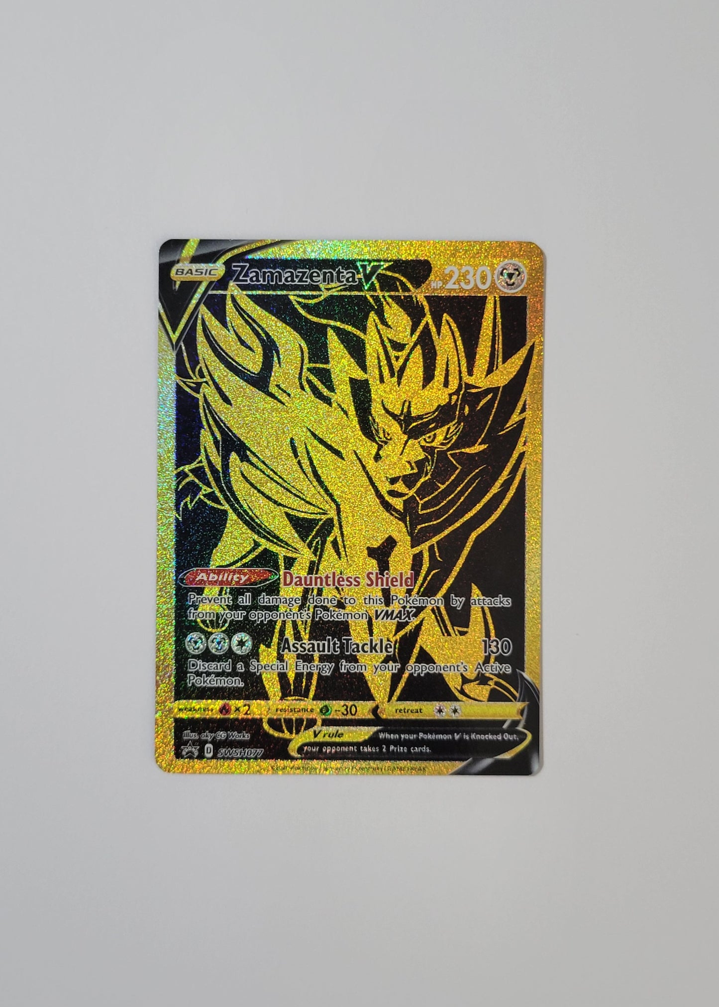 Zamazenta V SWSH077 - Black Star Promo