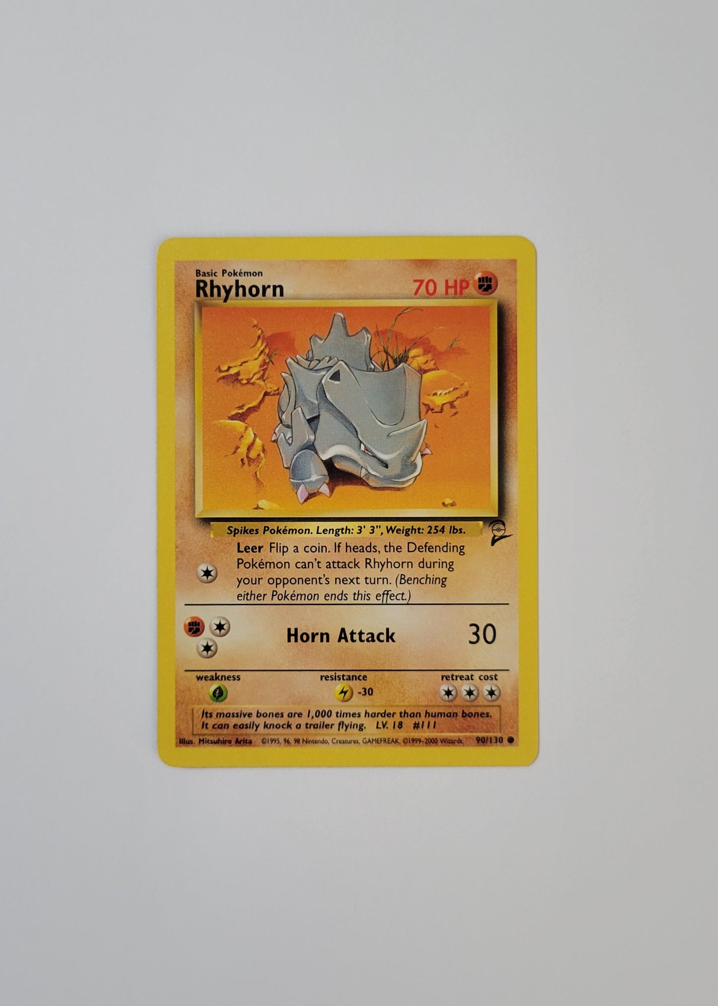 Rhyhorn 90/130 - Base Set 2