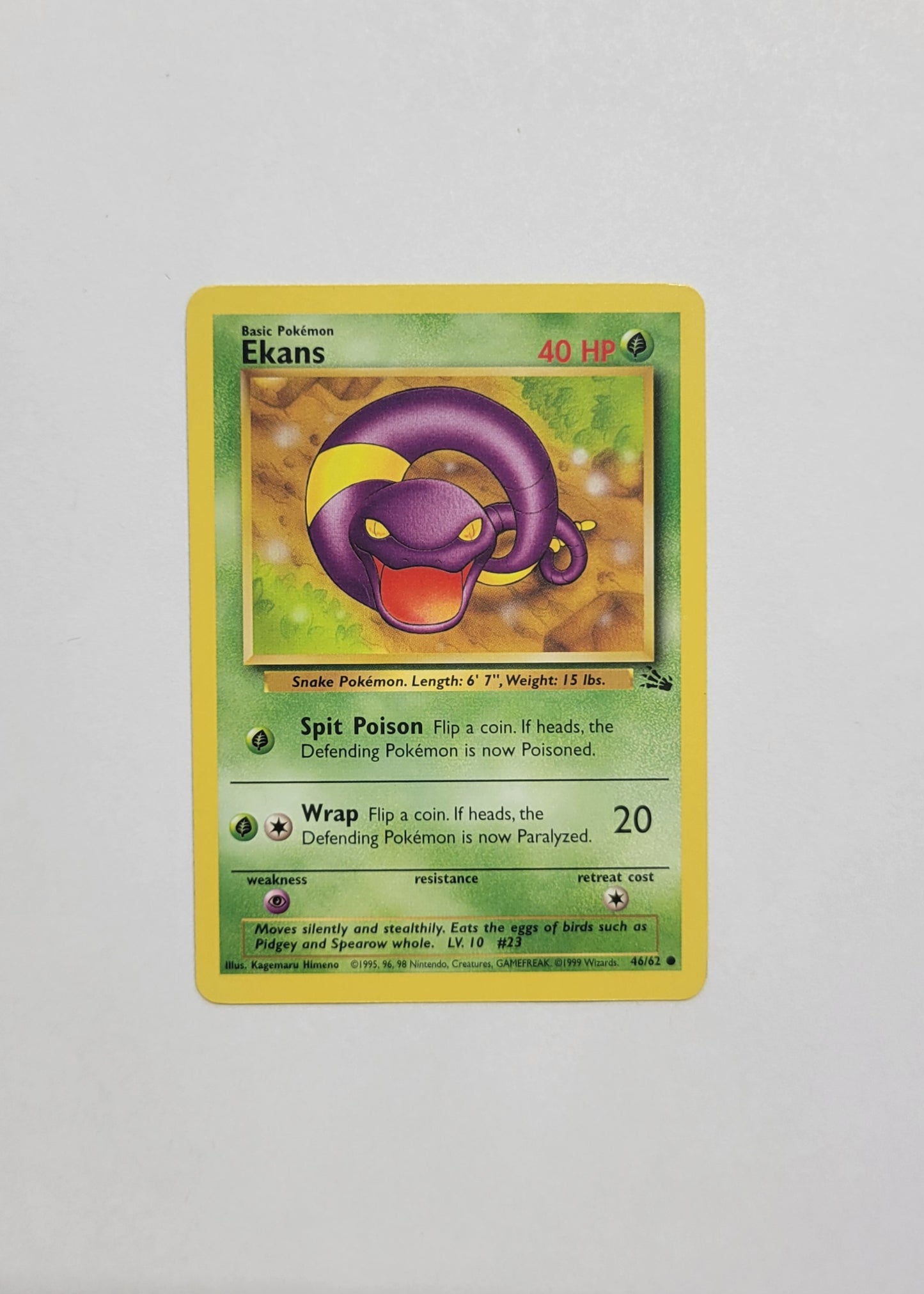 Ekans 46/62 - Fossil