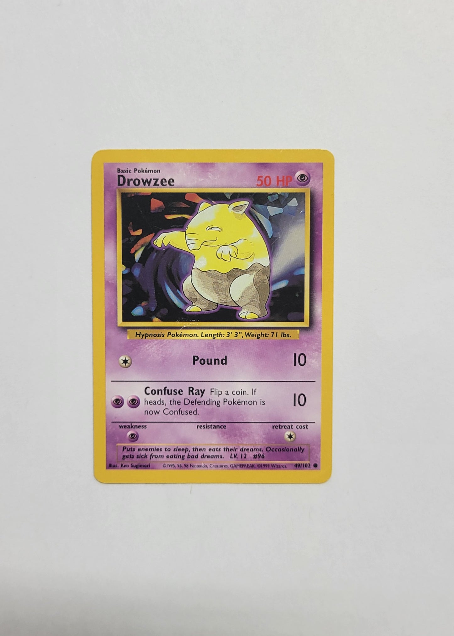 Drowzee 49/102 - Base Set