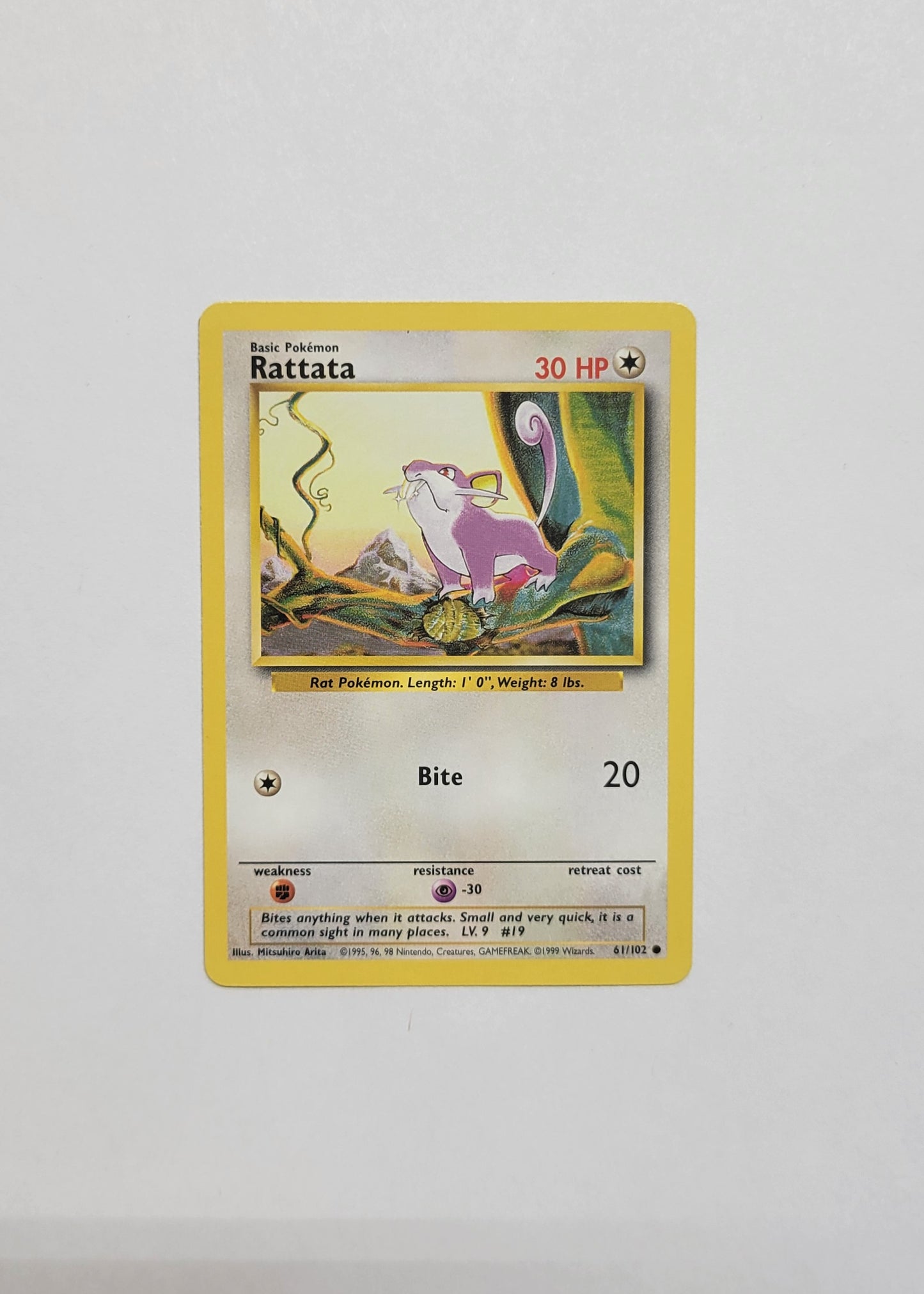 Rattata 61/102 - Base Set