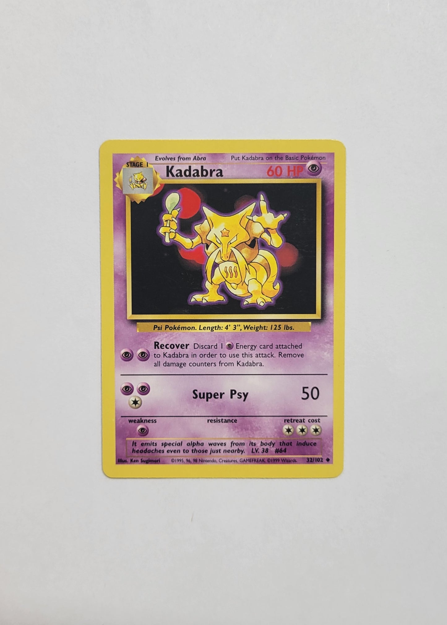 Kadabra 32/102 - Base Set