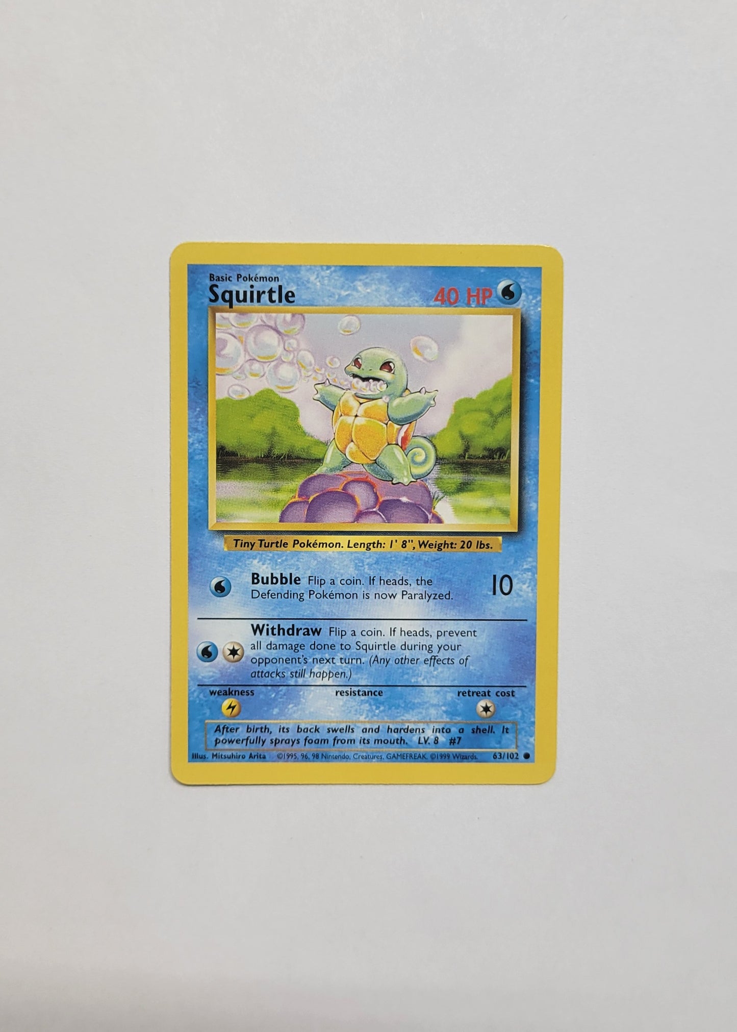 Squirtle 63/102 - Base Set