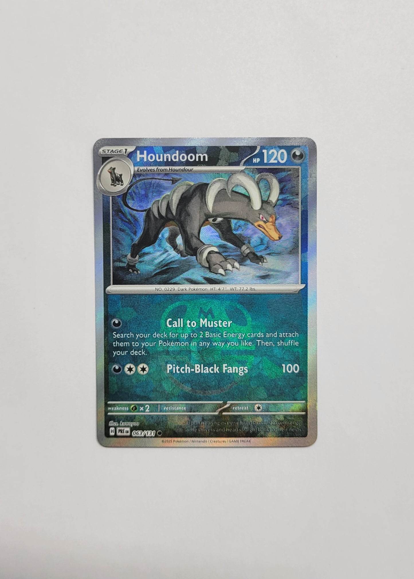 Houndoom 063/131 (Master Ball) - Prismatic Evolutions