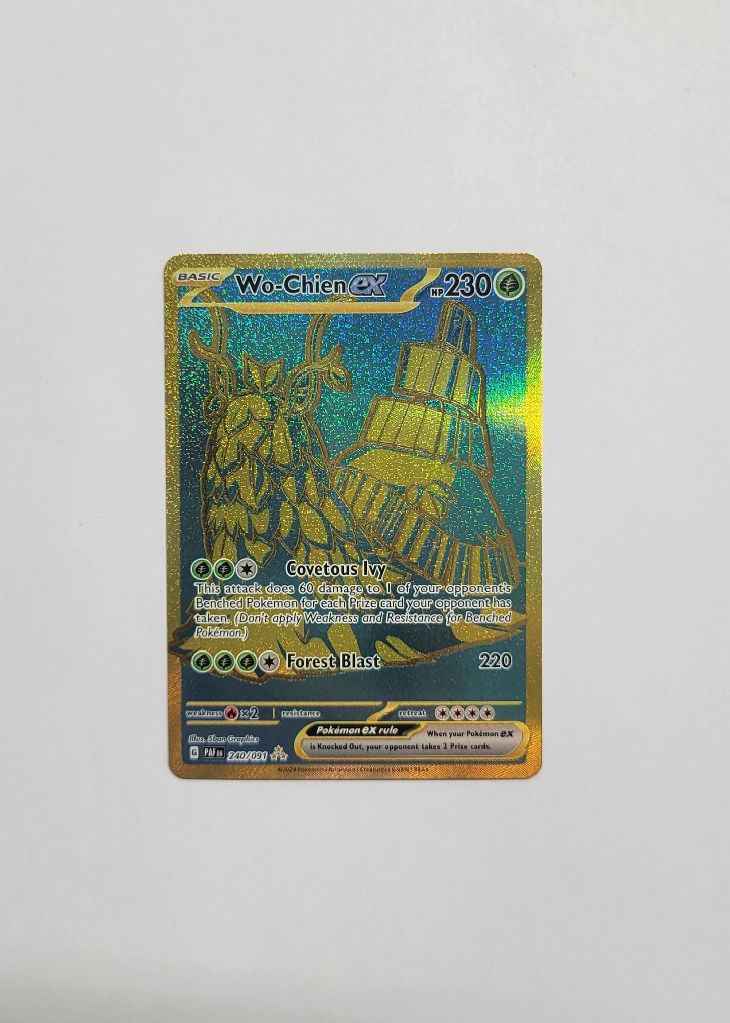 Wo-Chien ex 240/091 - Paldean Fates