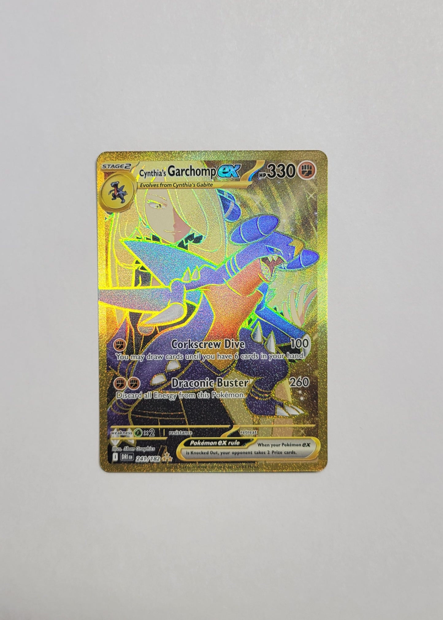 Cynthia's Garchomp ex 241/182 - Destined Rivals