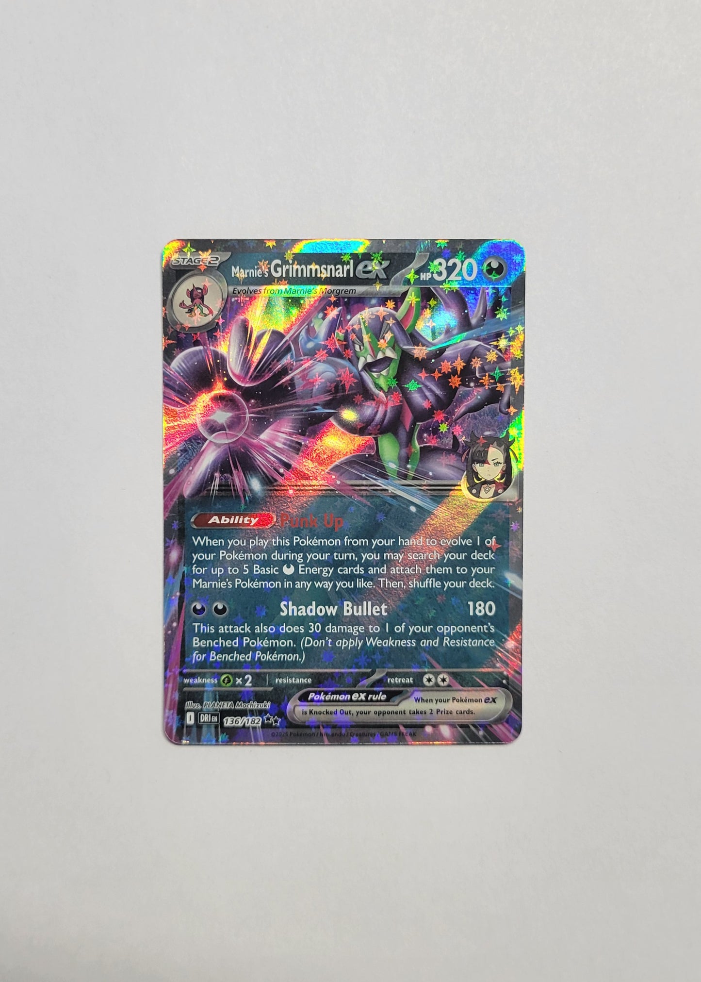 Marnie's Grimmsnarl ex 136/182 - Destined Rivals
