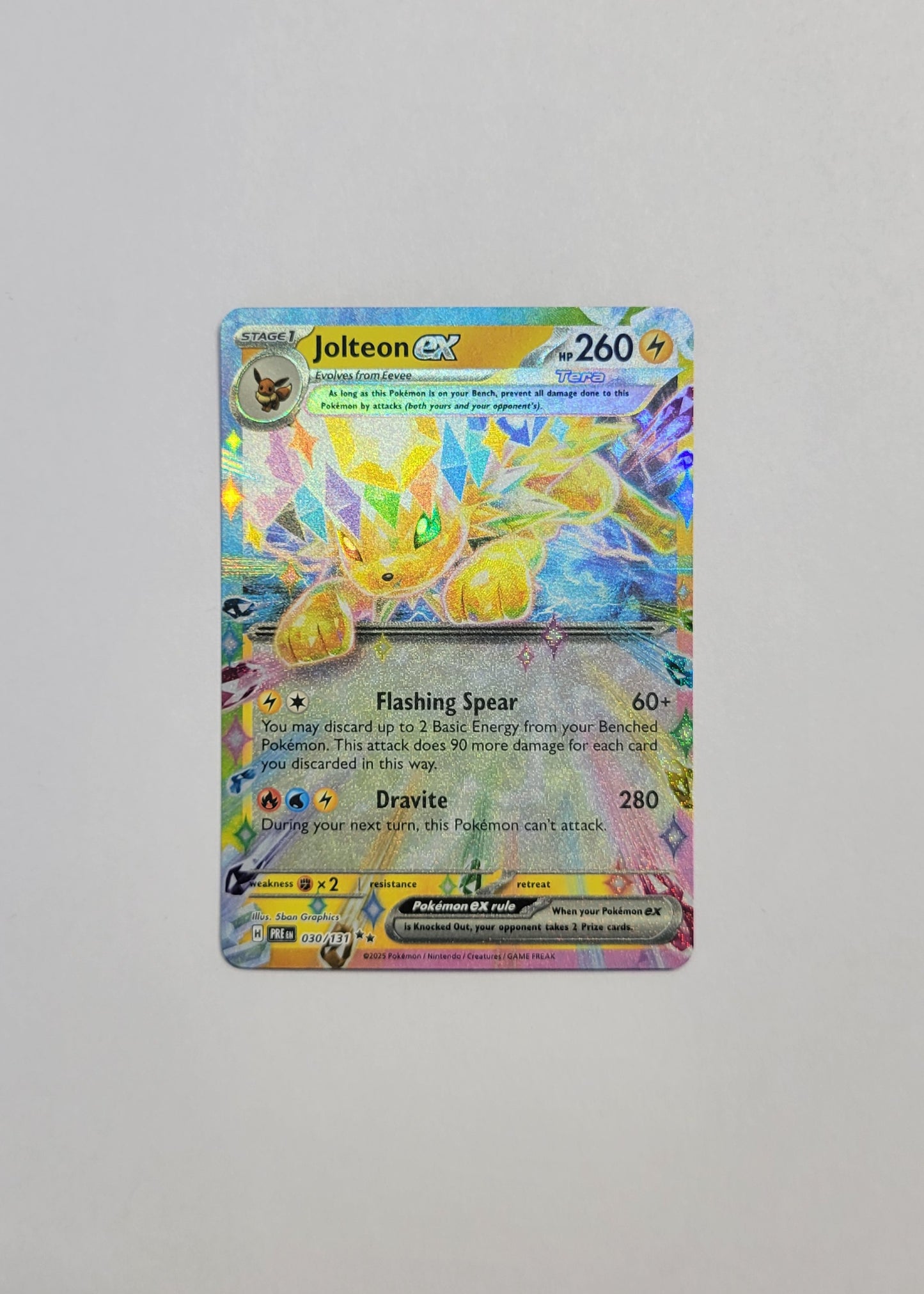 Jolteon ex 030/131 - Prismatic Evolutions