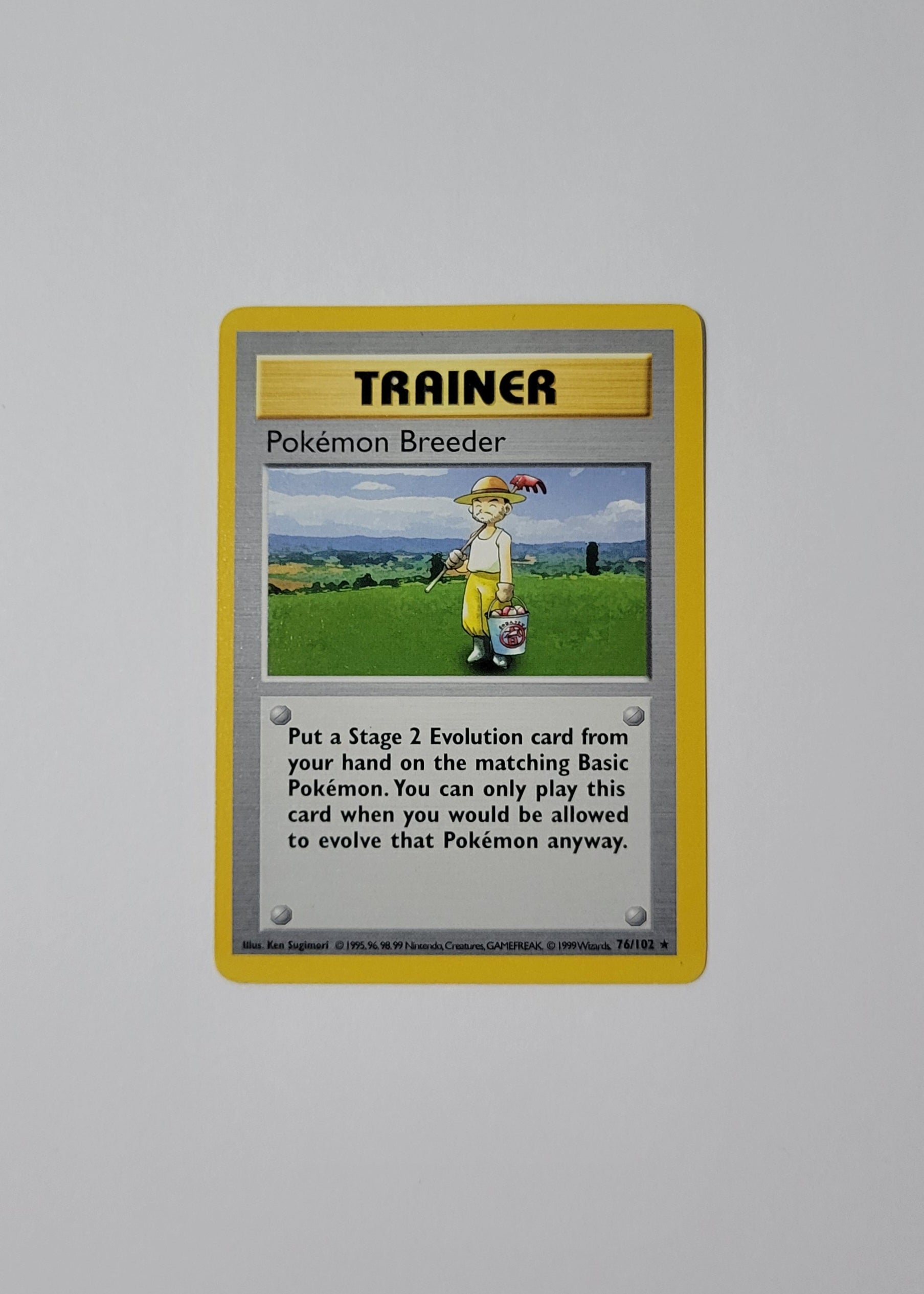 Pokmon Breeder 76/102 - Base Set Level Up Games Pokmon Breeder 76/102 - Base Set Level Up Games