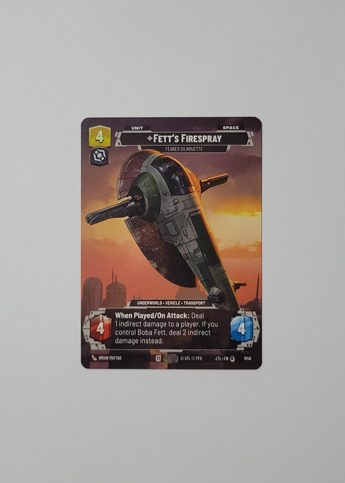 Fett's Firespray 1046 - Jump to Lightspeed