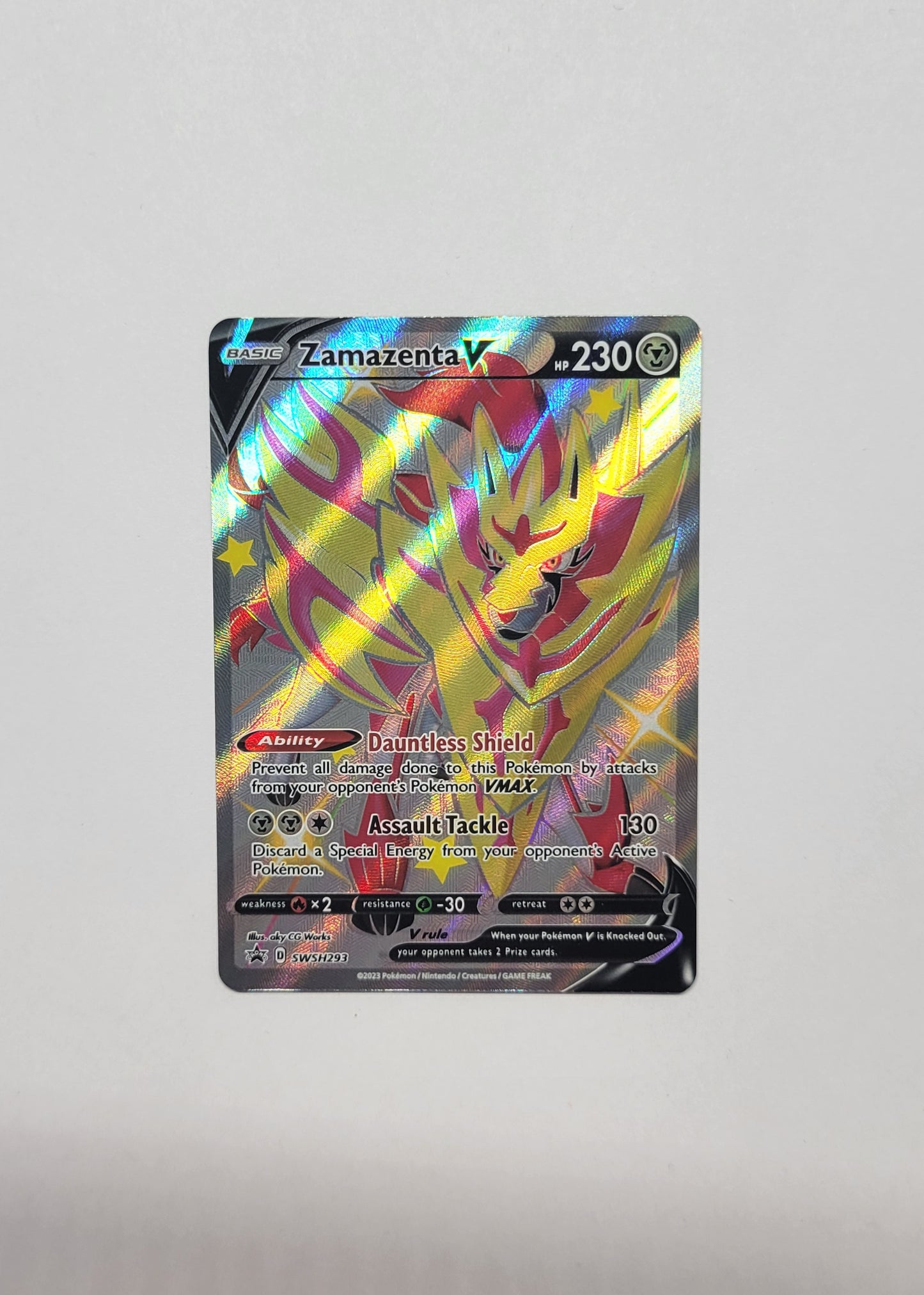 Zamazenta V SWSH293 - Black Star Promo