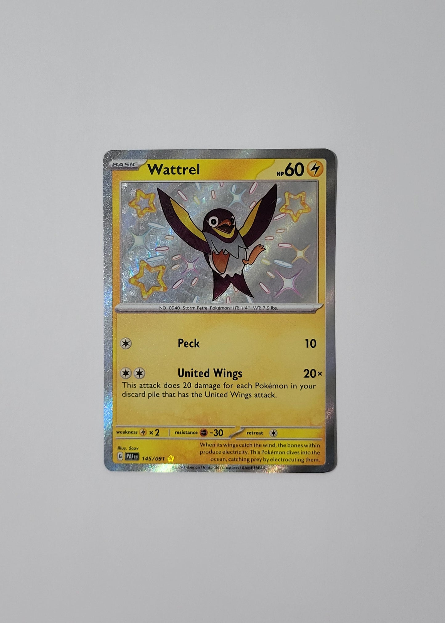 Wattrel 145/091 - Paldean Fates