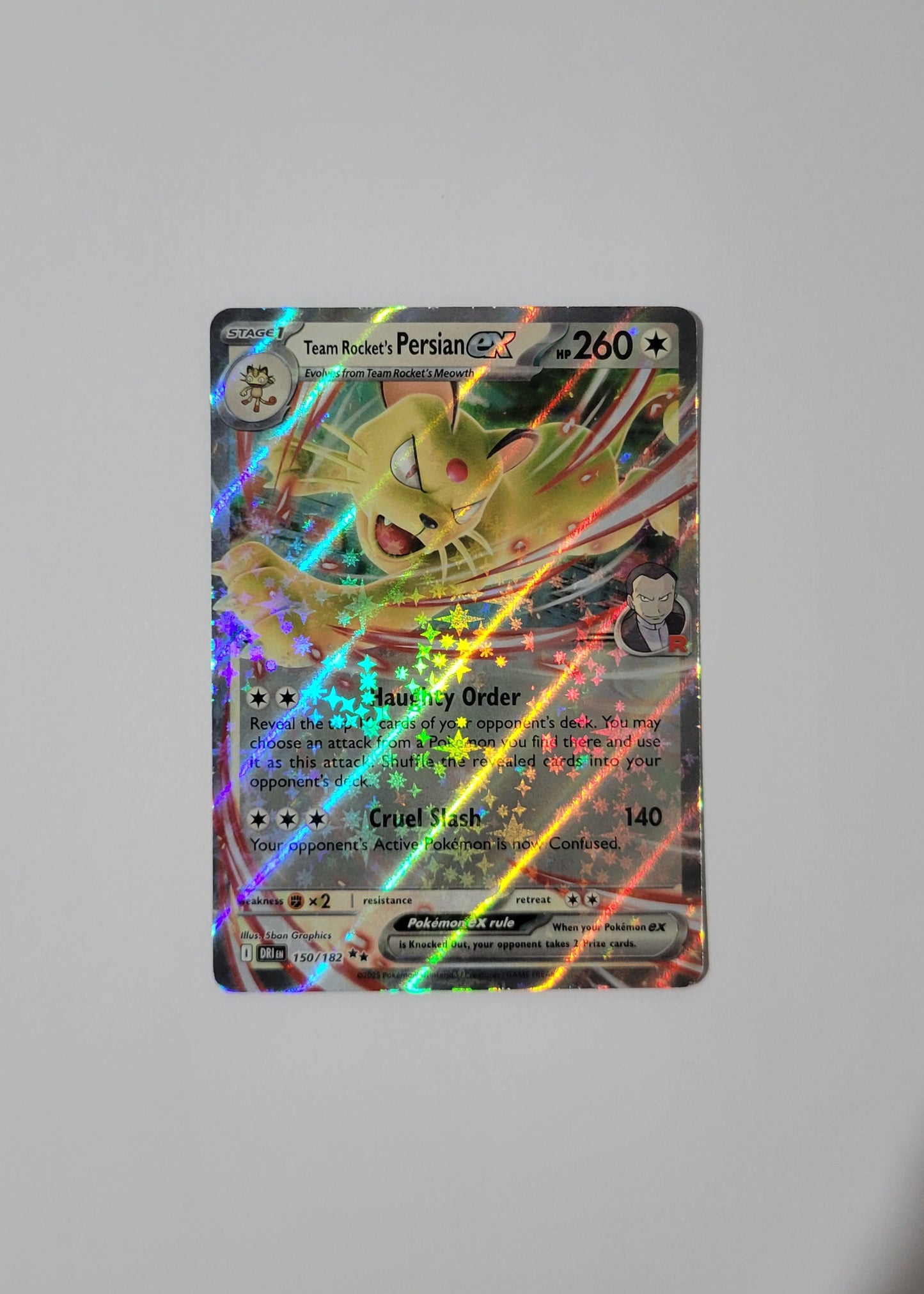 Team Rocket's Persian ex 150/182 - Destined Rivals