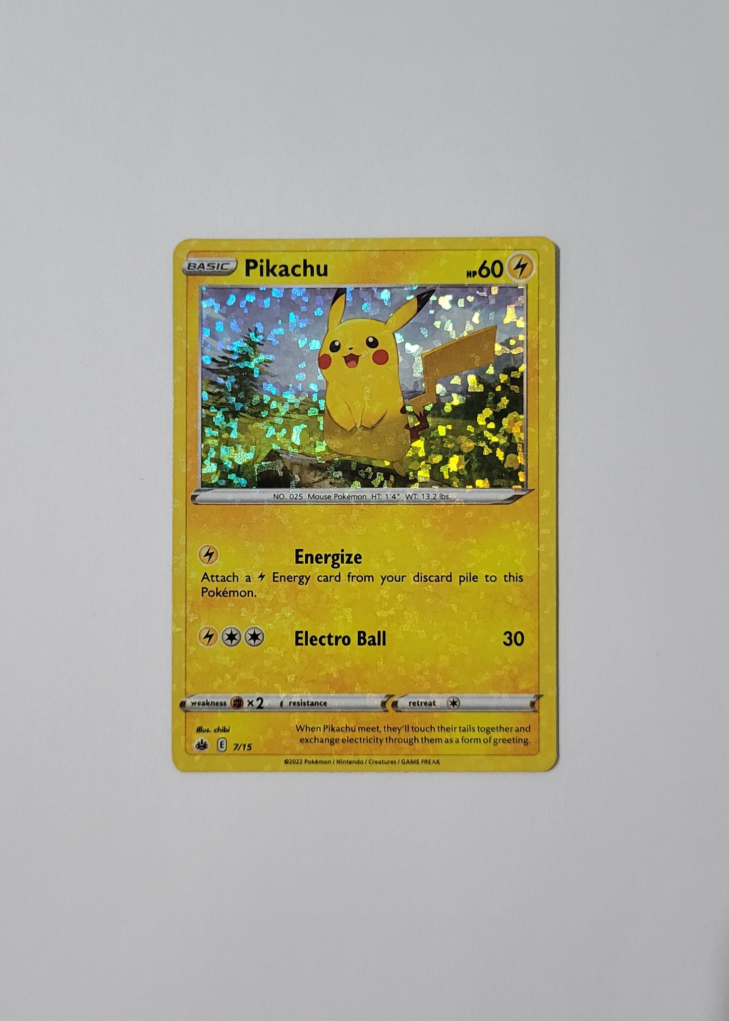 Pikachu 7/15 - McDonald's Promo 2022