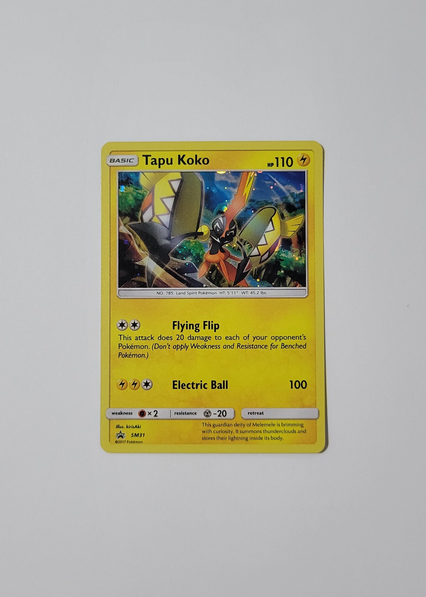 Tapu Koko SM31 - Black Star Promo