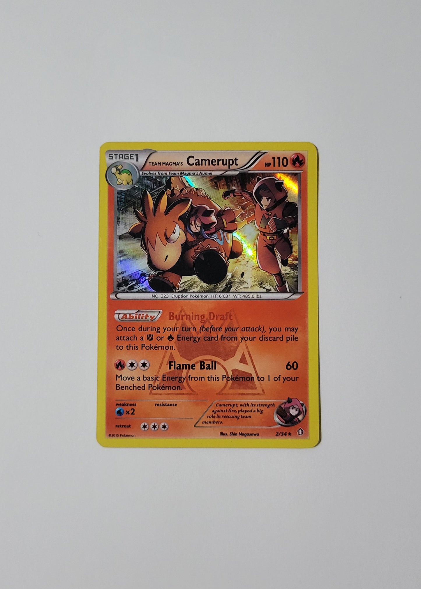 Team Magma's Camerupt 2/34 - Double Crisis