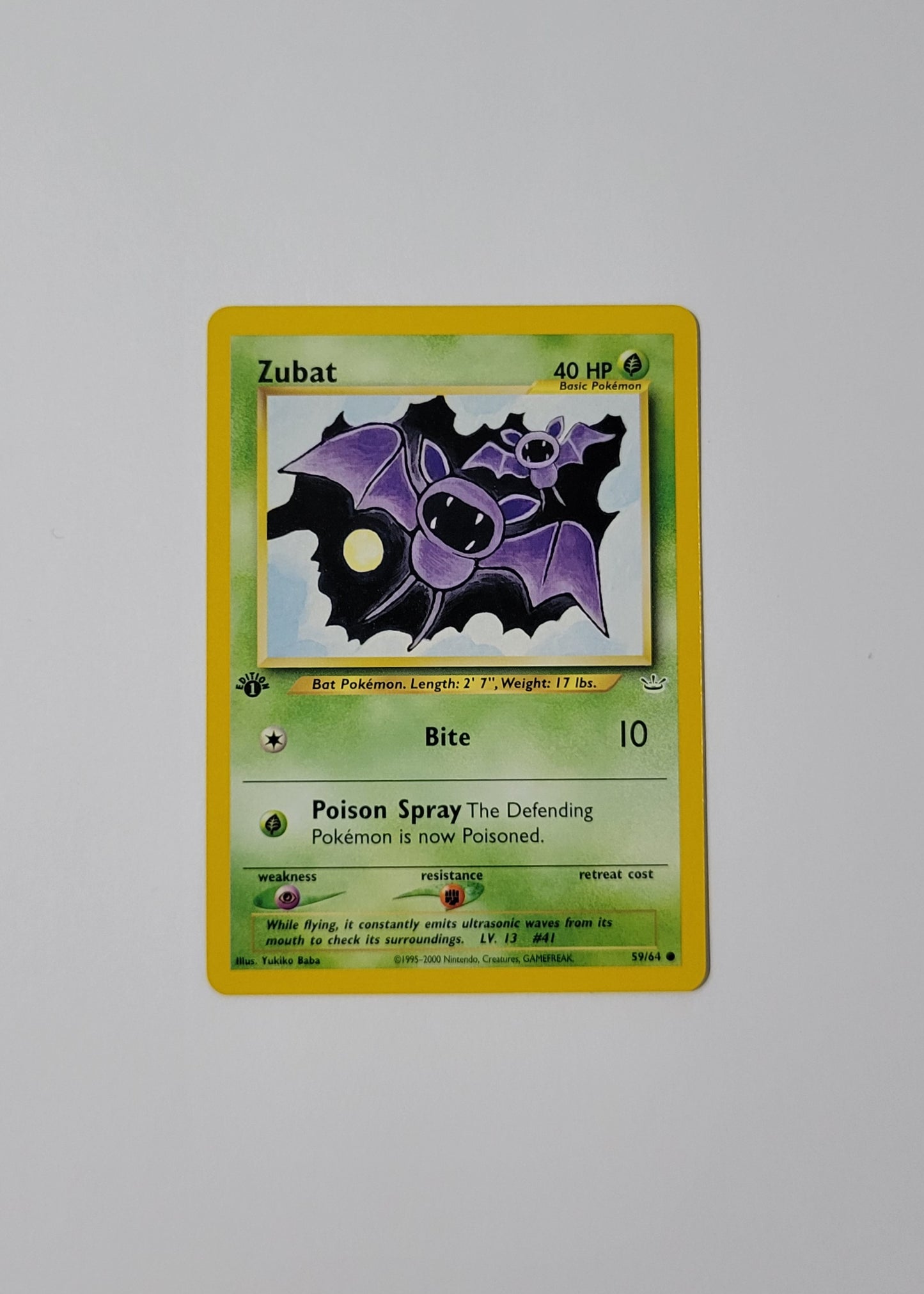 Zubat 59/64 - Neo Revelation (1st Edition)