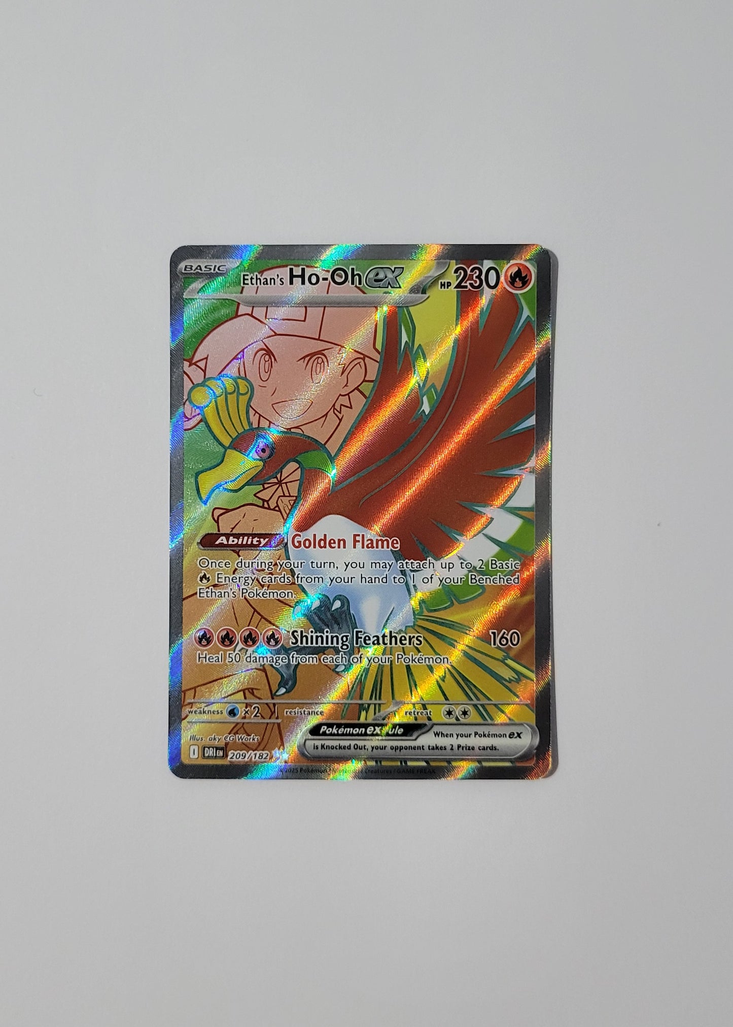 Ethan's Ho-Oh ex 209/182 - Destined Rivals