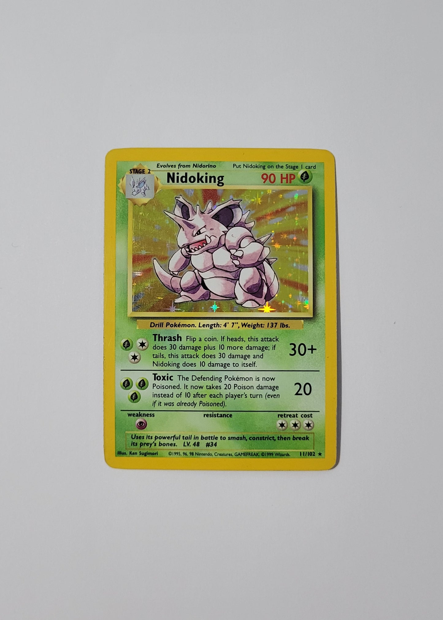 Nidoking 11/102 - Base Set