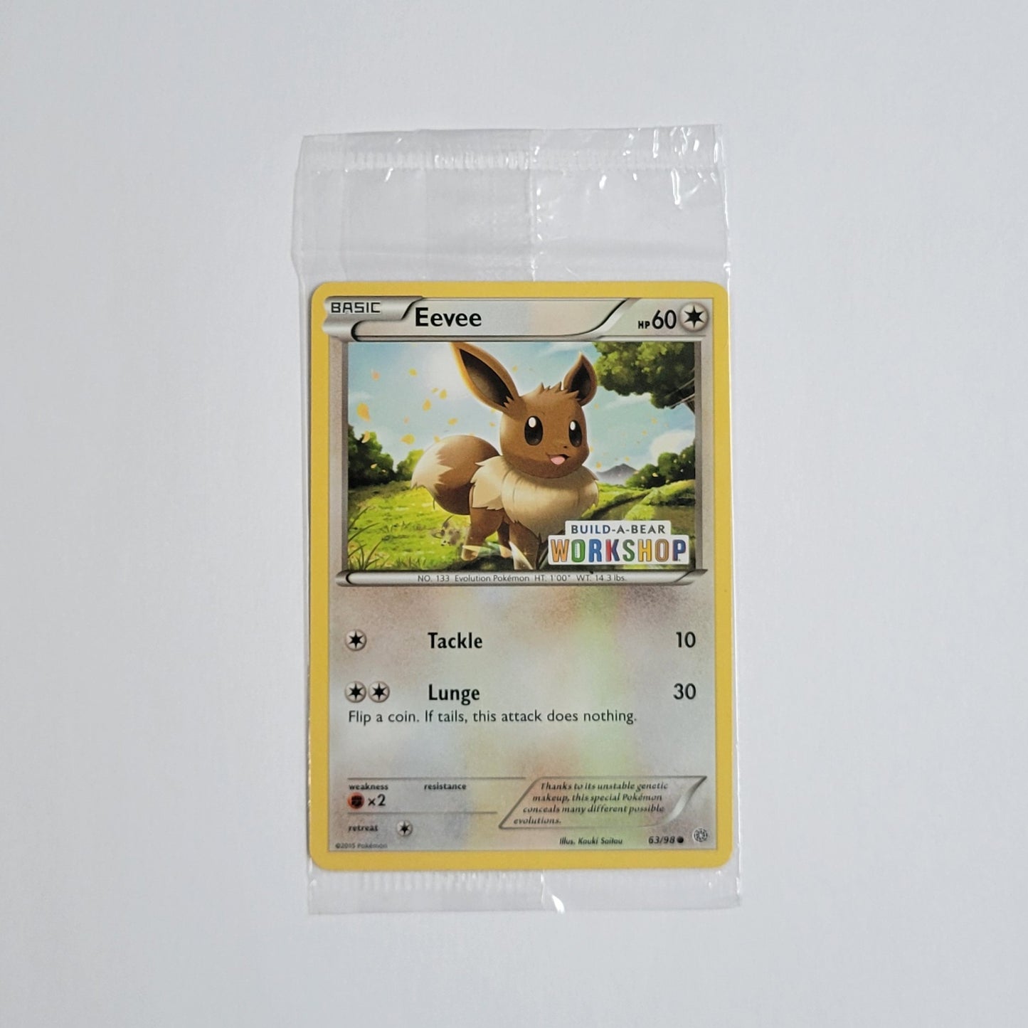Eevee 63/98 (Stamped,Sealed) - Build-A-Bear Workshop