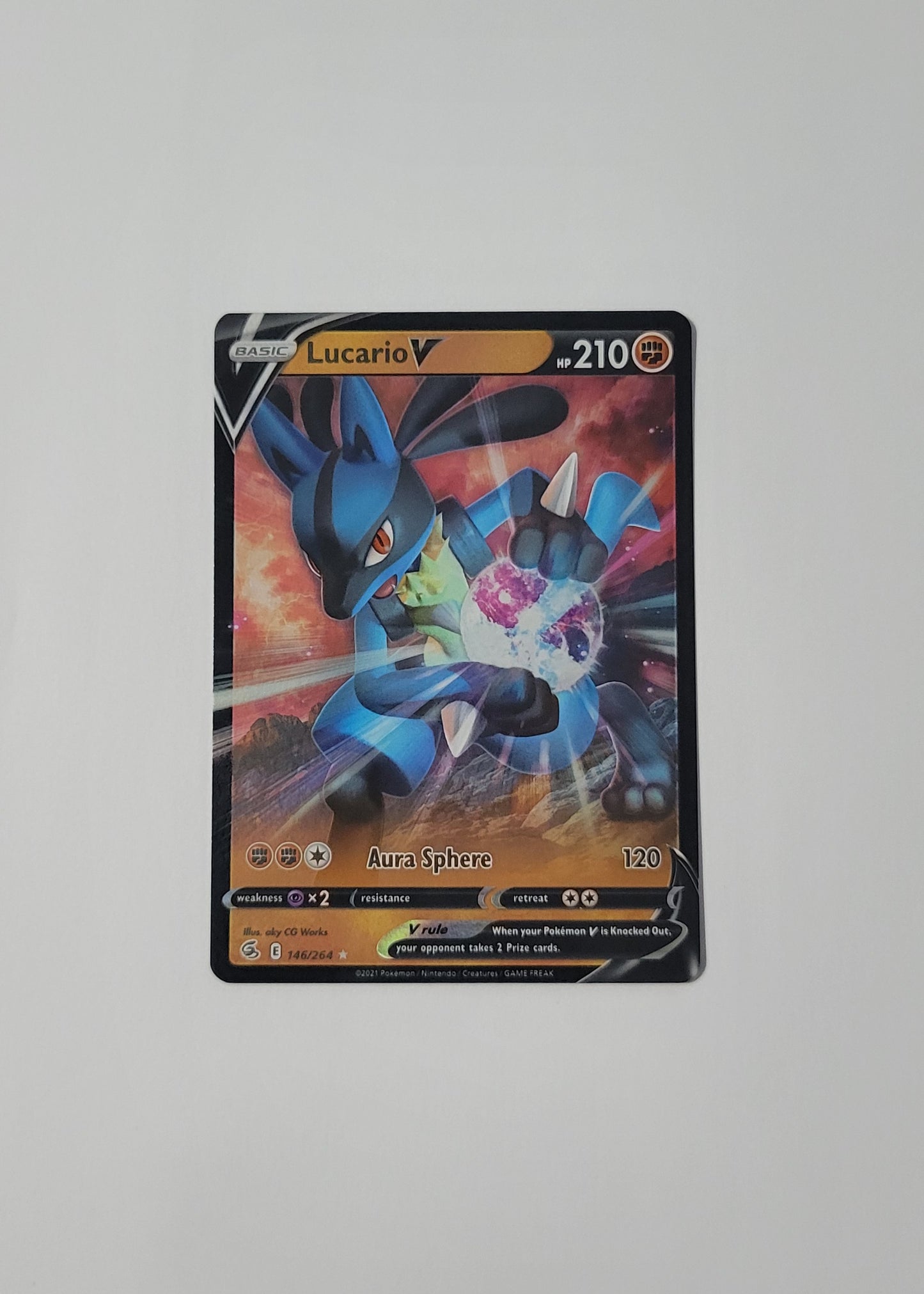 Lucario V 146/264 - Fusion Strike