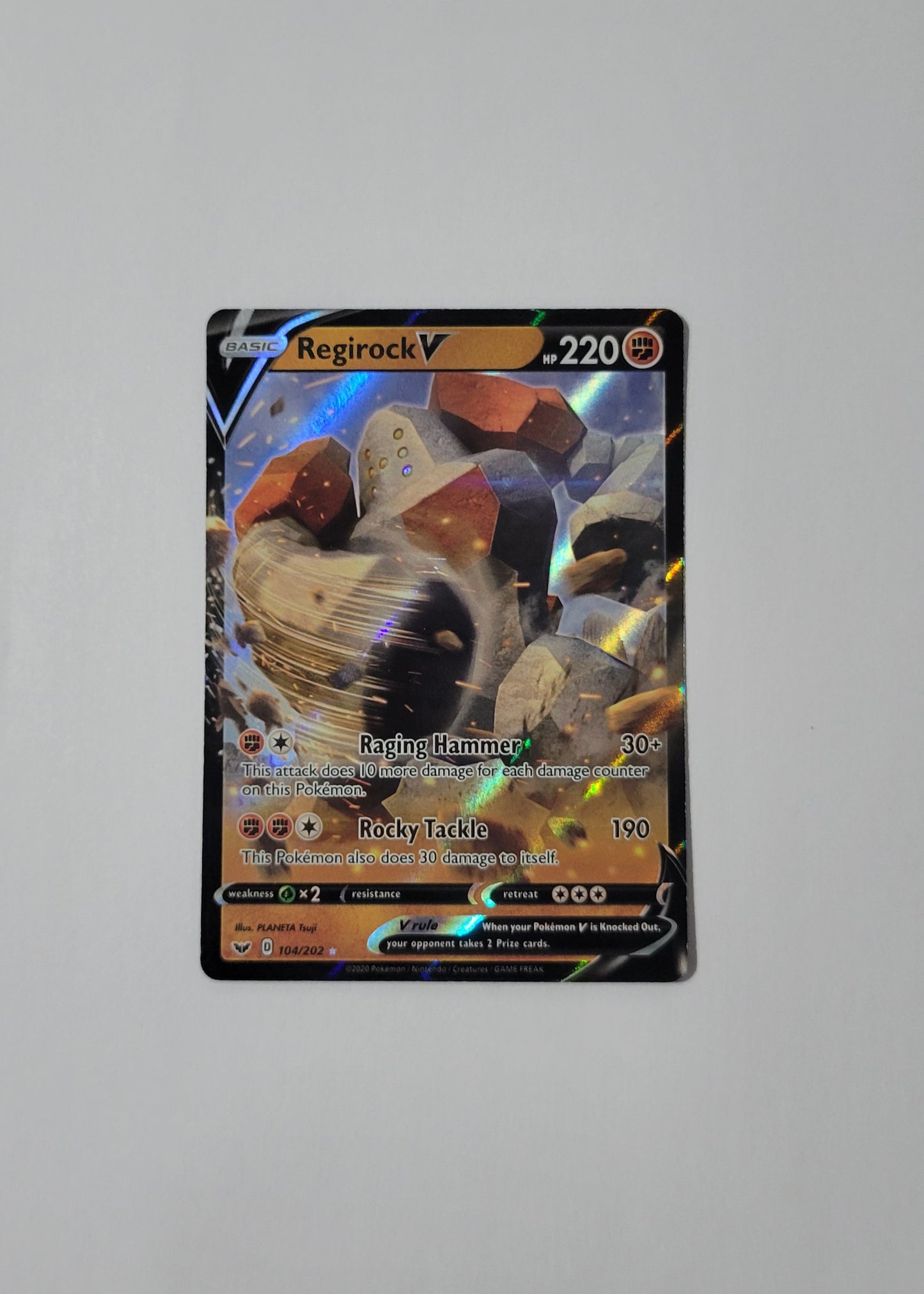 Regirock V 104/202 - Sword & Shield