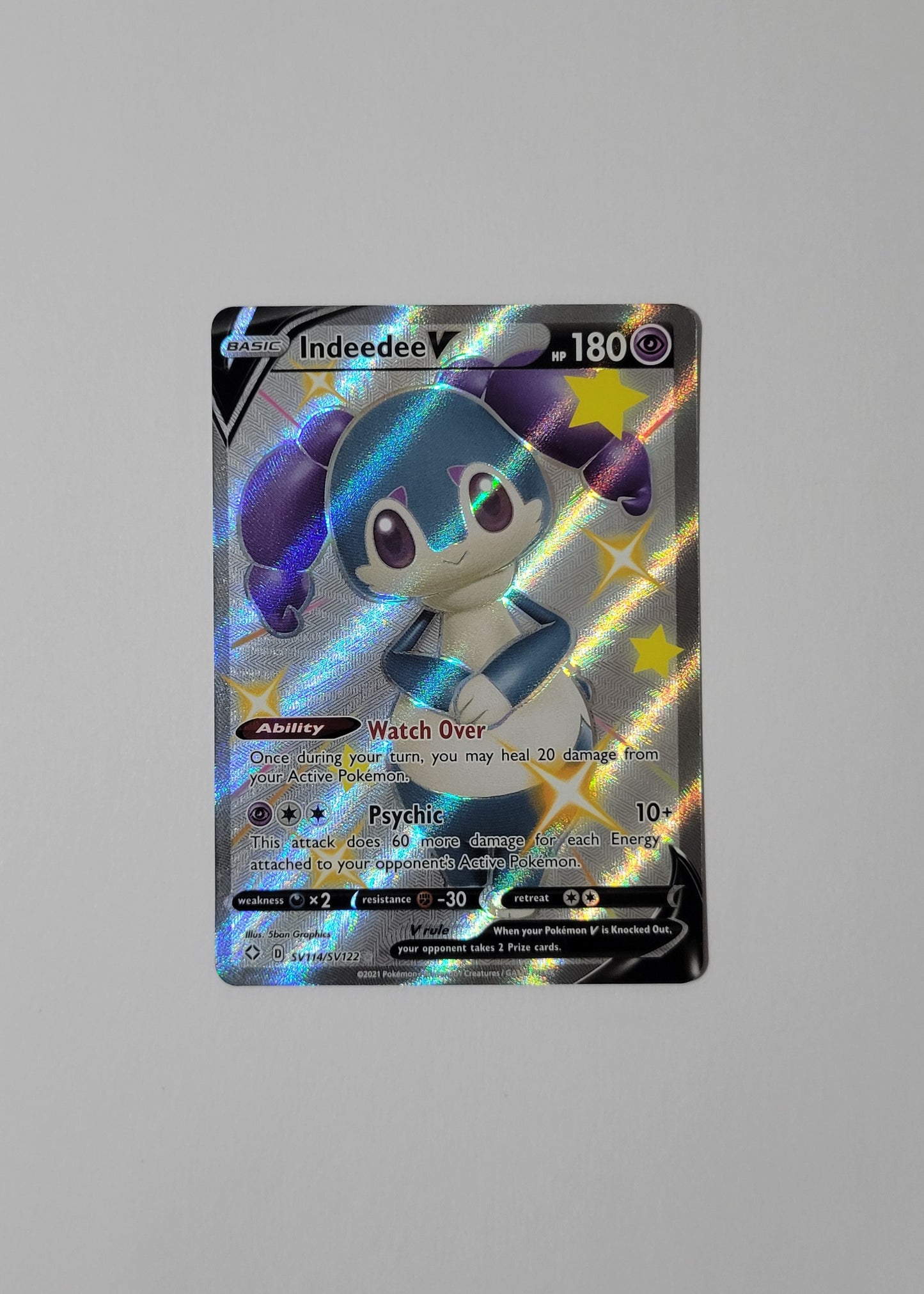 Indeedee V SV114/SV122 - Shining Fates