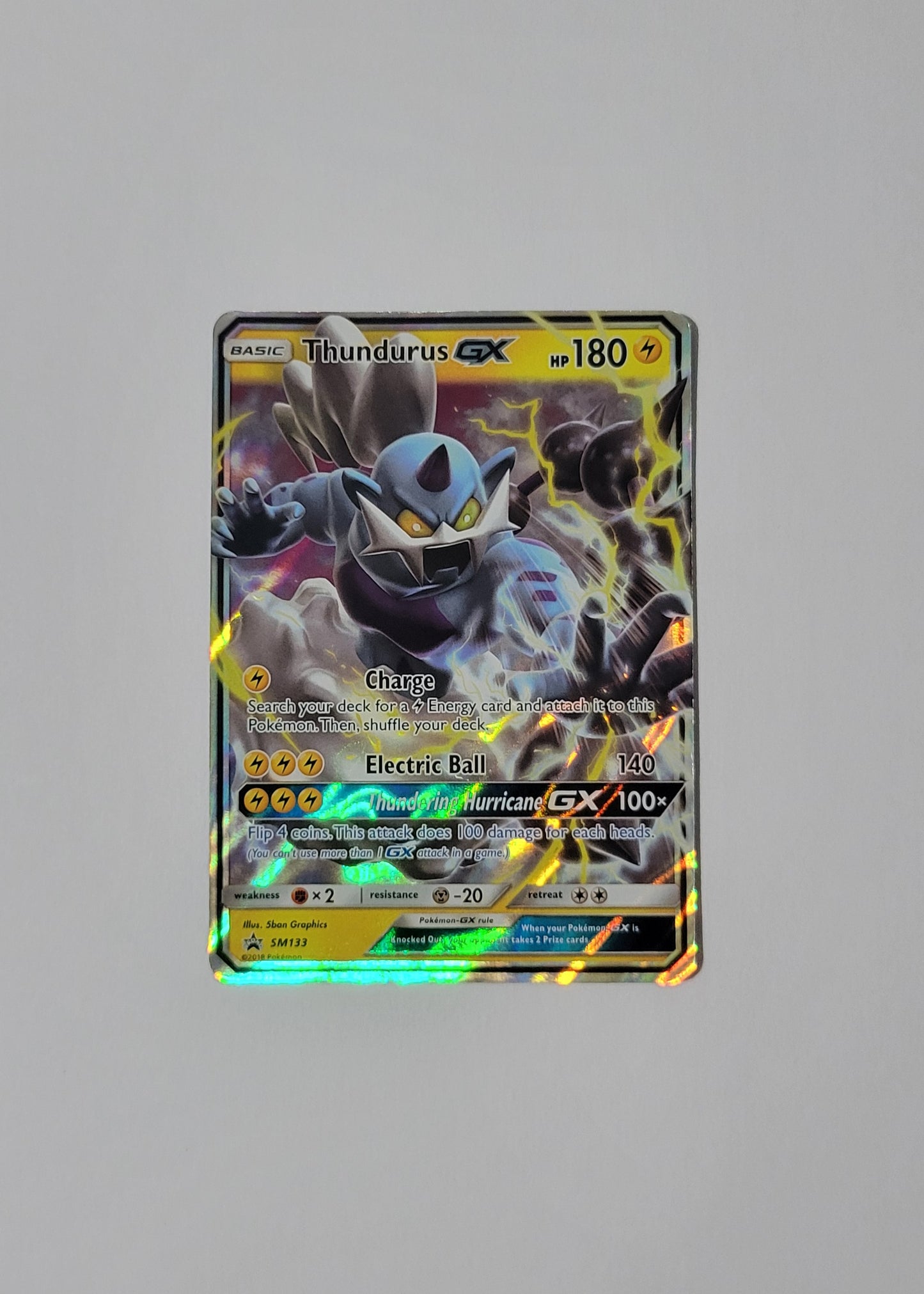 Thundurus GX SM133 - Black Star Promo