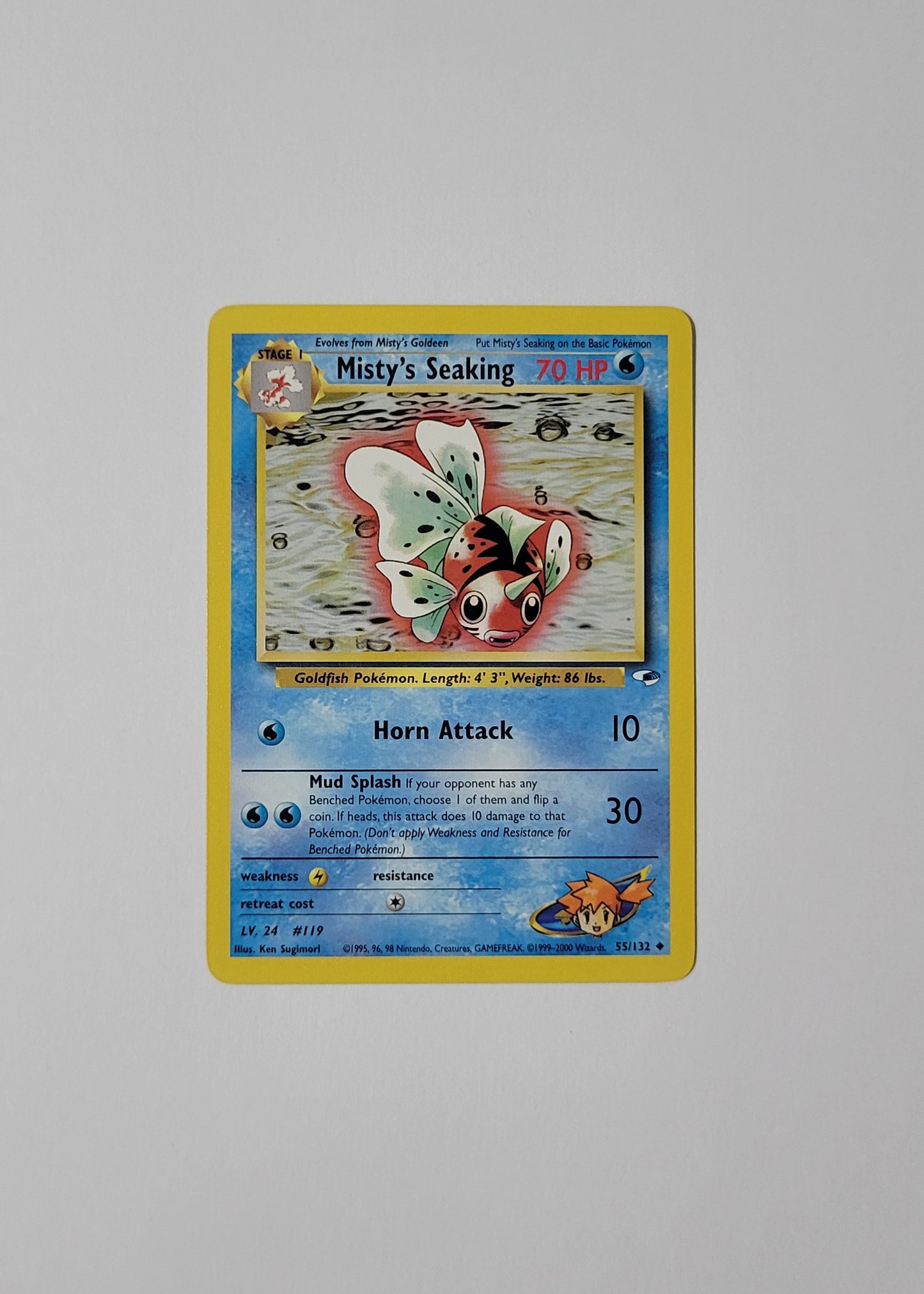 Misty's Seaking 55/132 - Gym Heroes