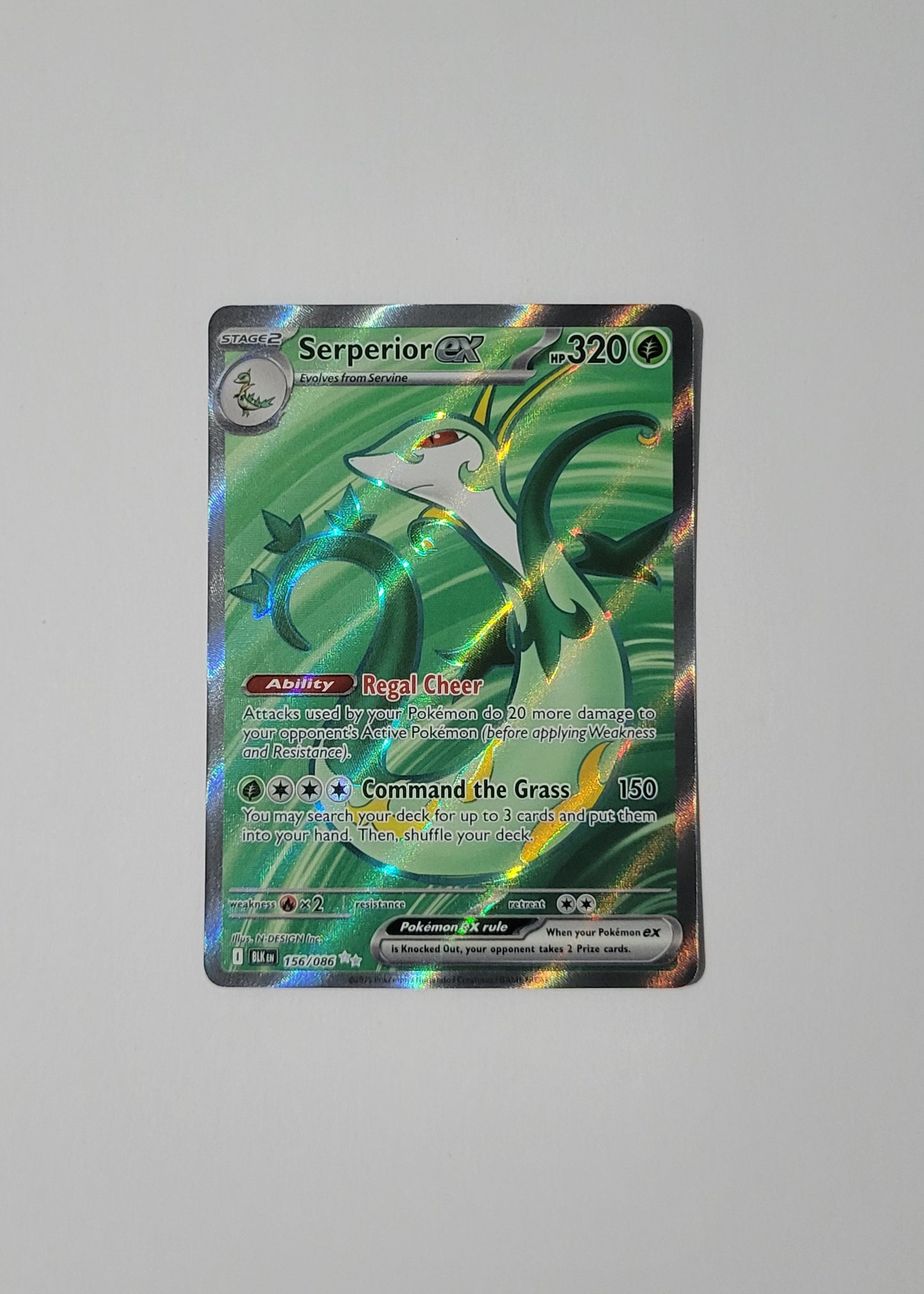 Serperior ex 156/086 - Black Bolt