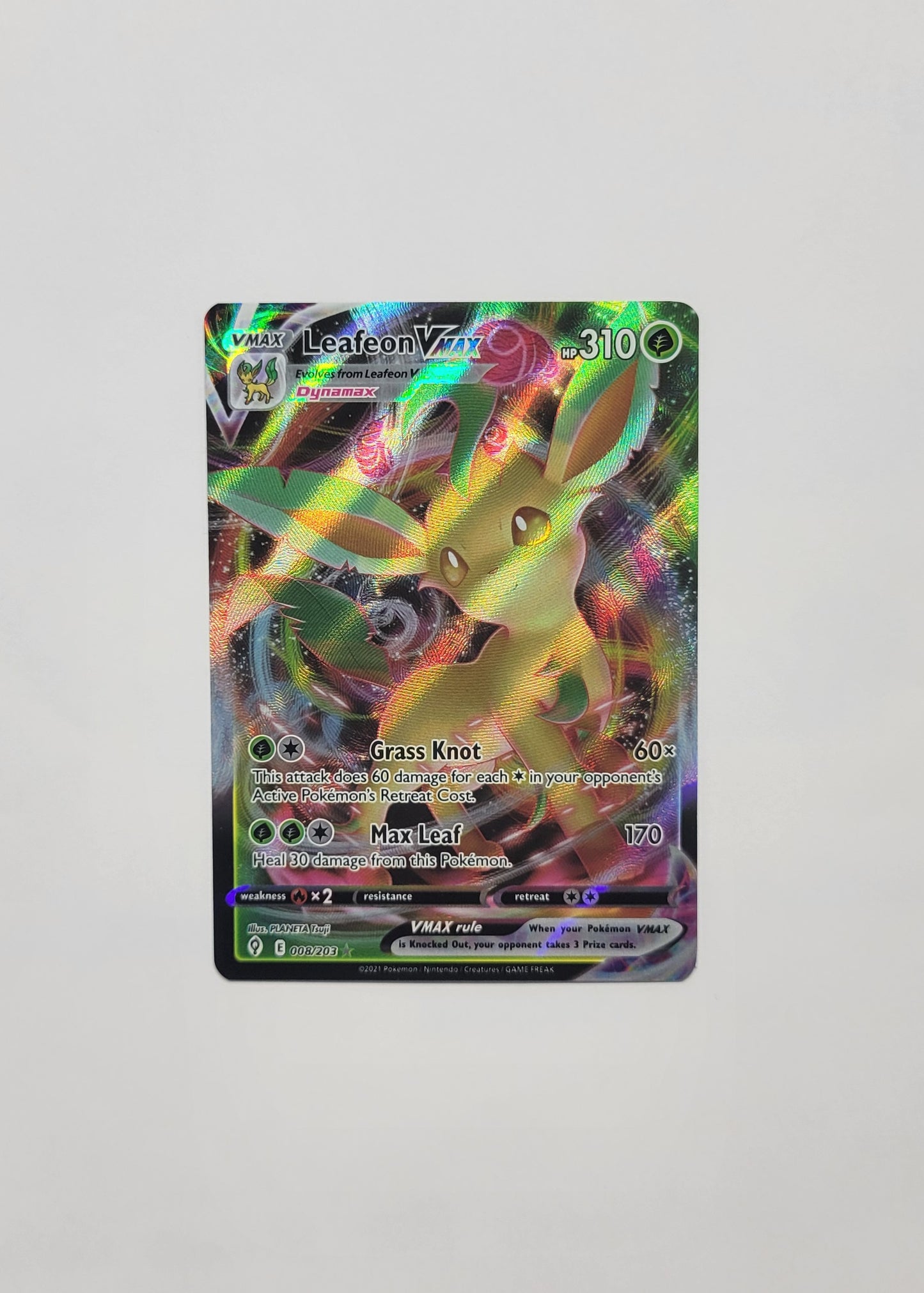 Leafeon VMAX 008/203 - Evolving Skies