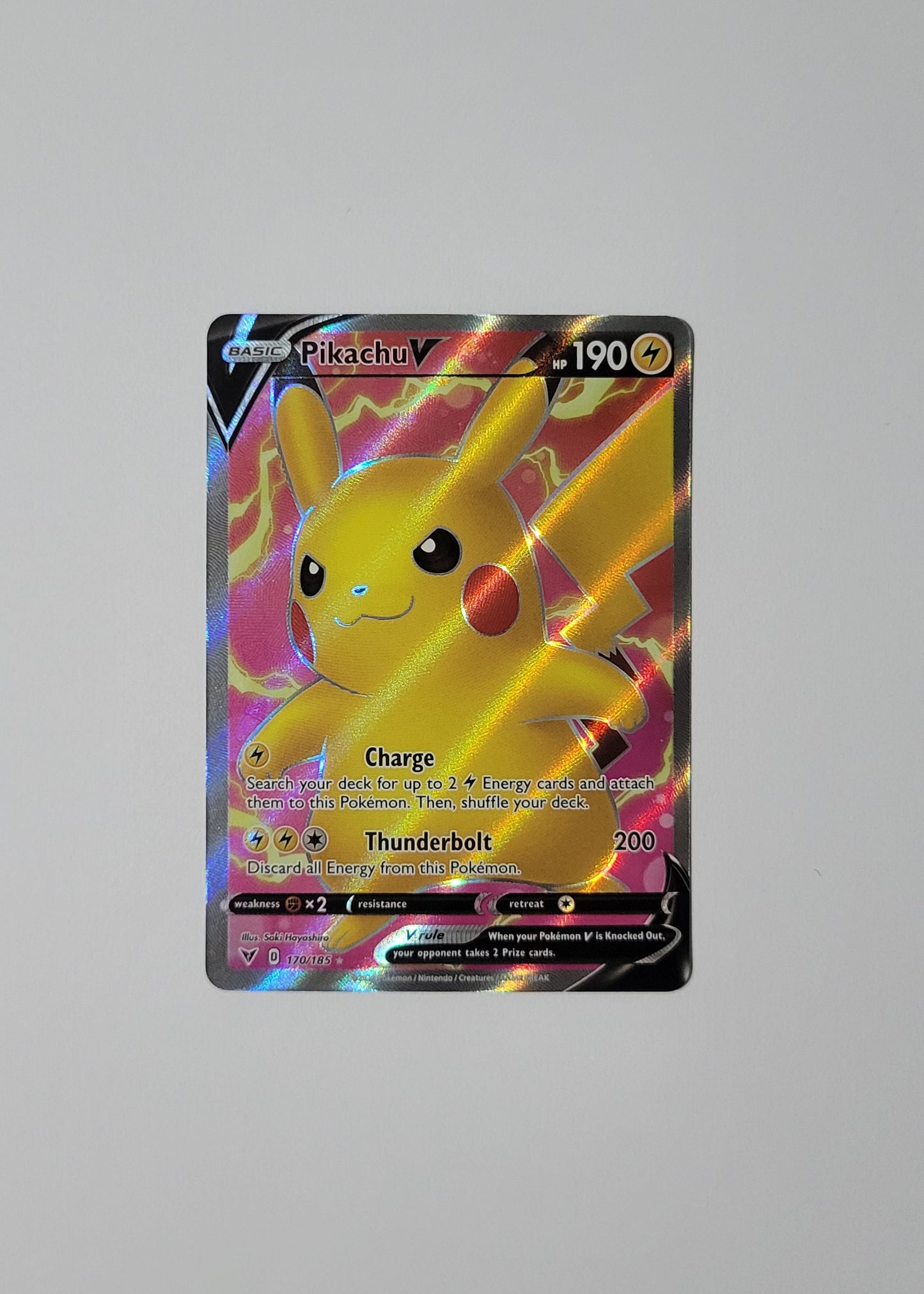 Pikachu V 170/185 - Vivid Voltage